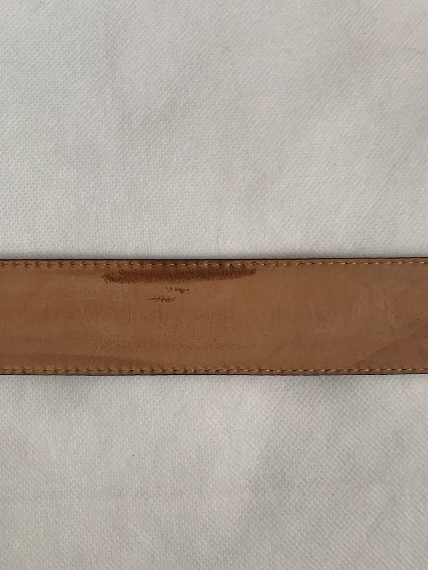Gucci Gucci Red Double G Gold Buckle Belt Size ONE SIZE - 8 Thumbnail