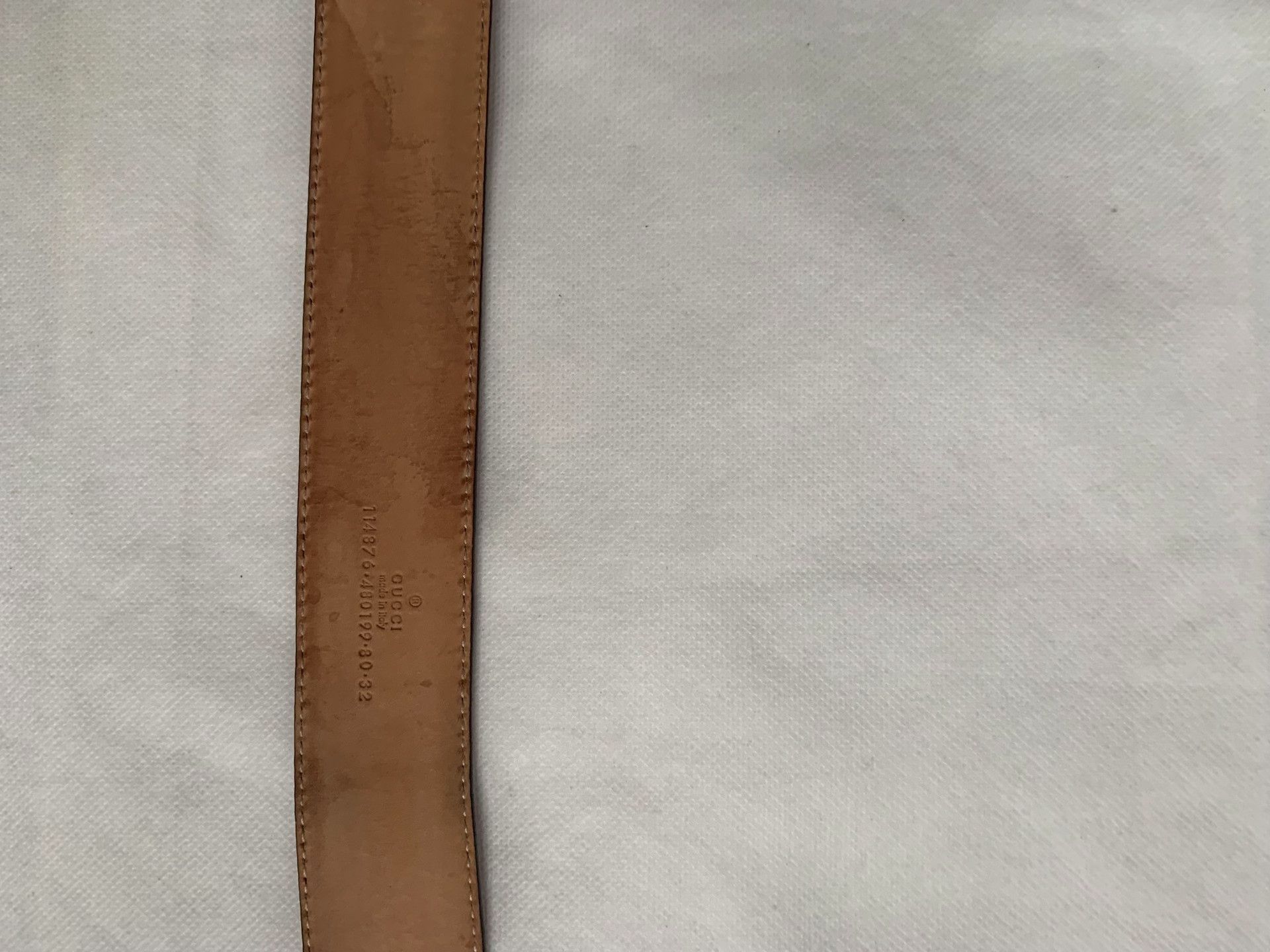Gucci Gucci Red Double G Gold Buckle Belt Size ONE SIZE - 9 Thumbnail