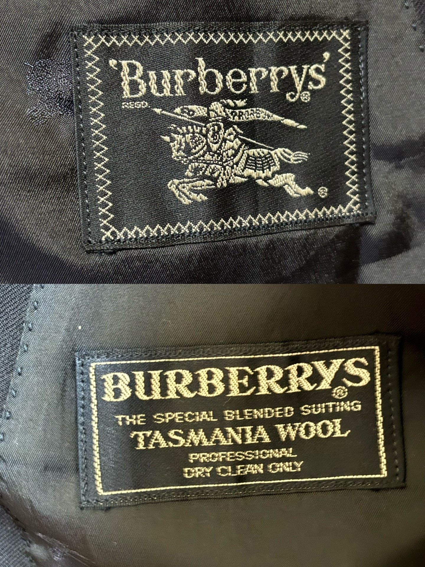 Burberry Burberry Men's Wool Double-Breasted Suit Size US M / EU 48-50 / 2 - 7 Thumbnail