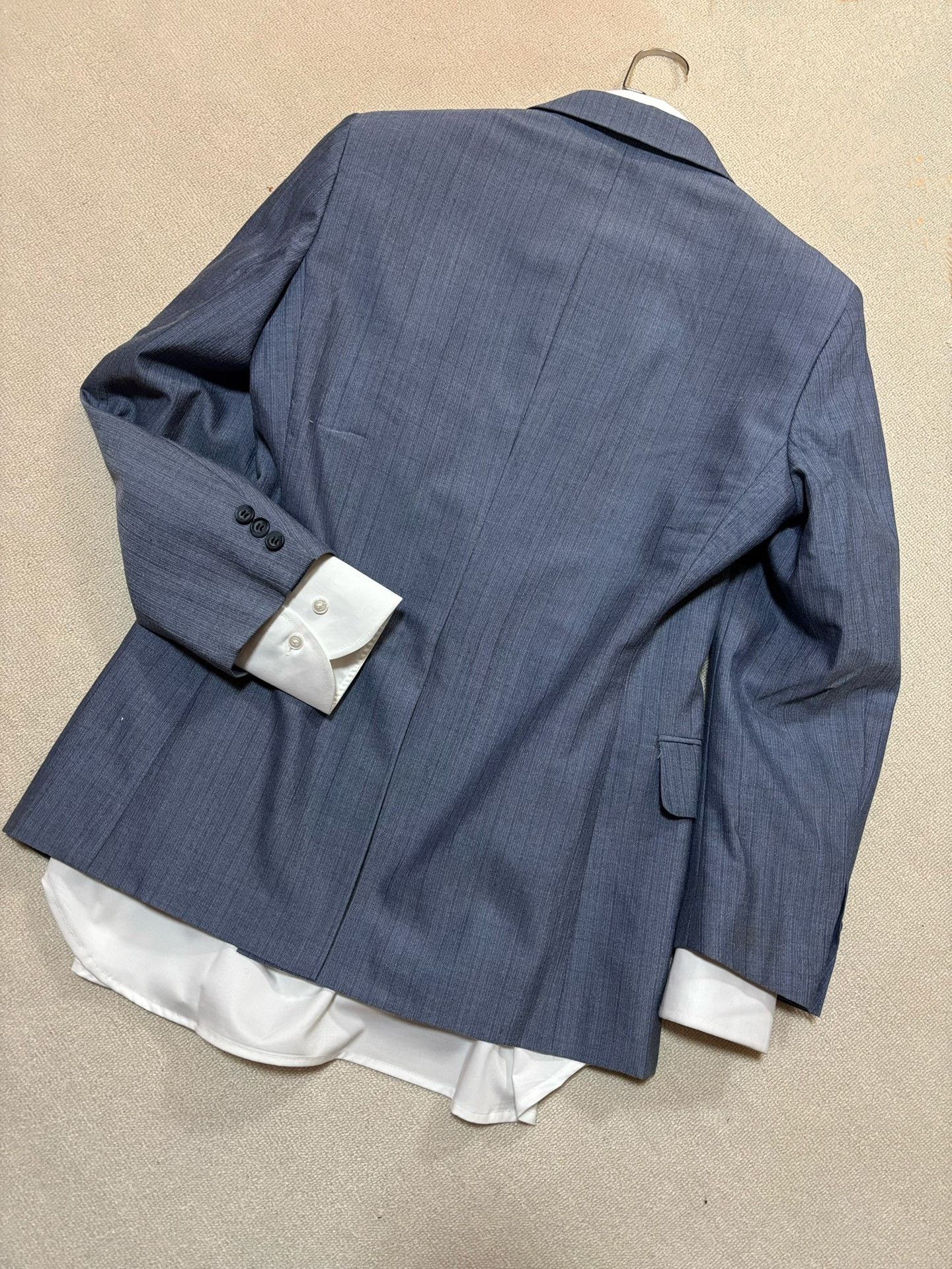 Burberry Burberry Men's Gray-Blue Single-Breasted Suit Size US M / EU 48-50 / 2 - 8 Thumbnail