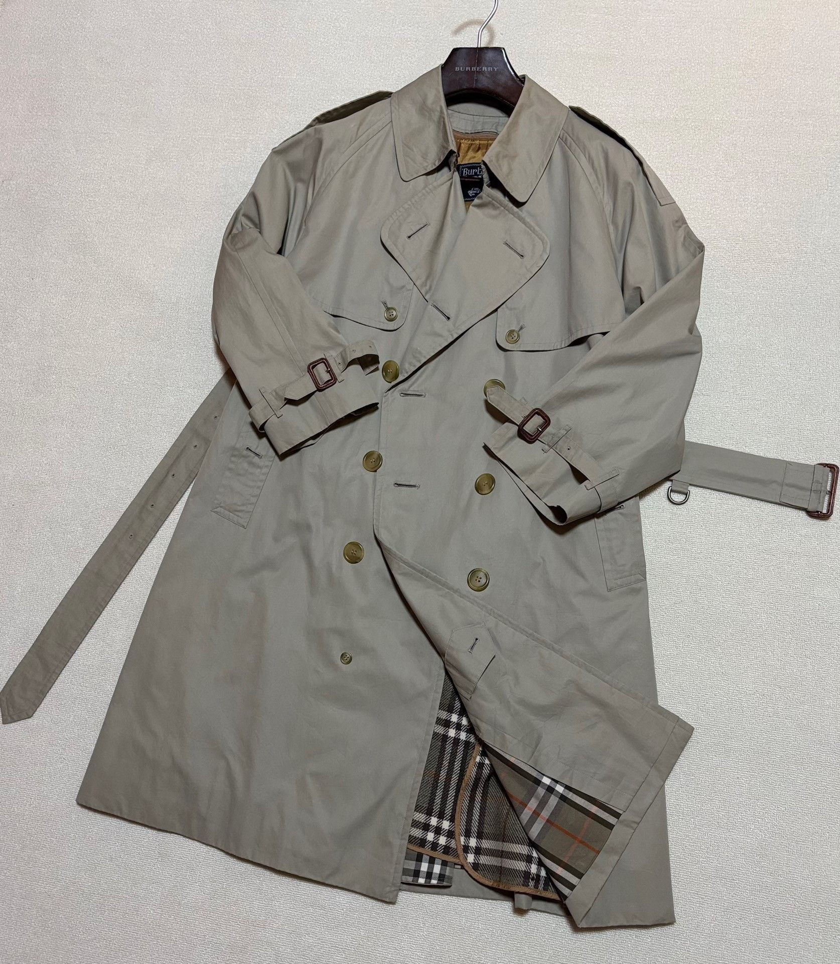 Burberry Burberry Vintage Men's Trench Coat Size US M / EU 48-50 / 2 - 7 Thumbnail