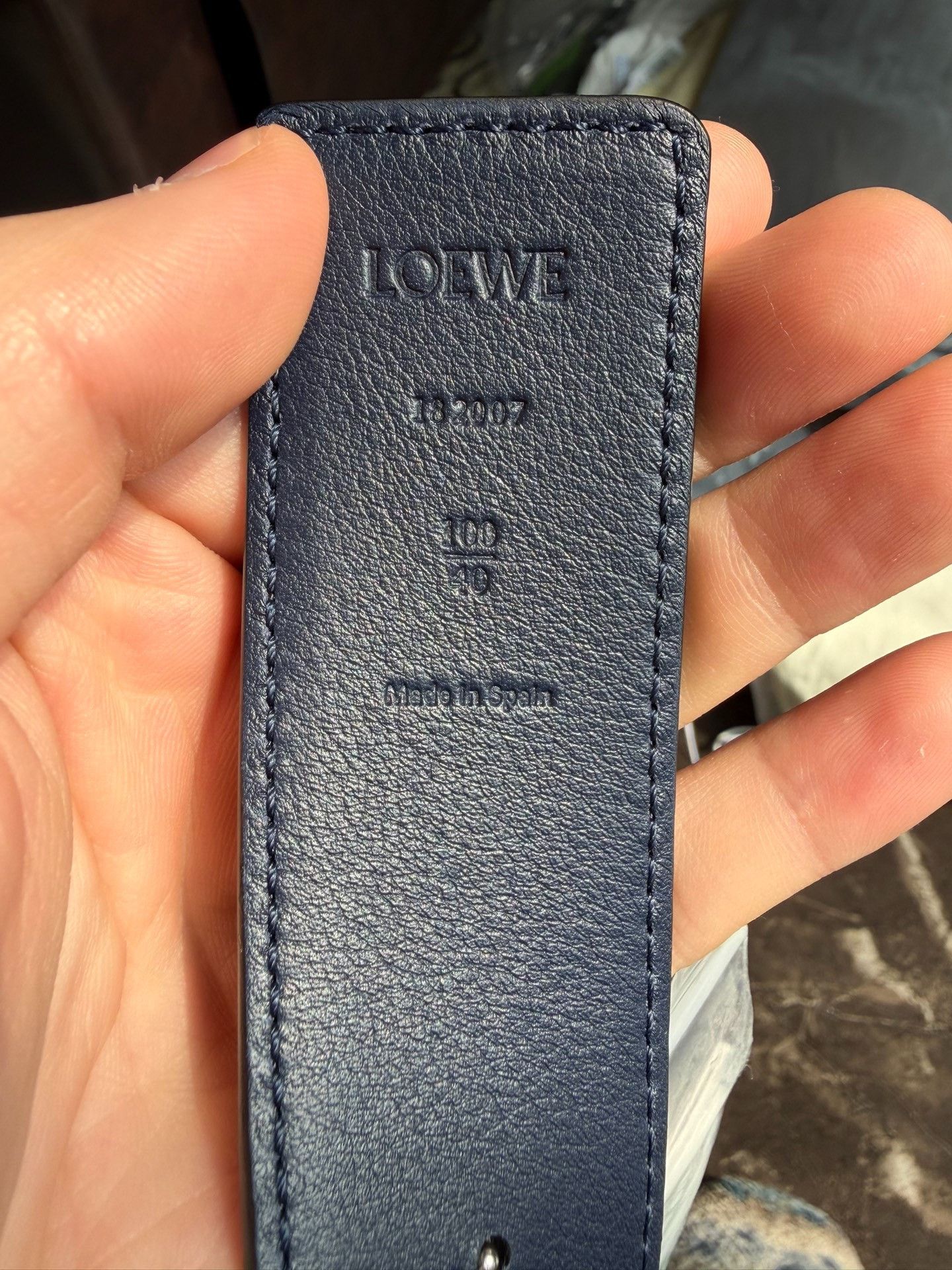 Loewe Loewe Anagram Reversible Belt Gold Buckle Size ONE SIZE - 7 Thumbnail