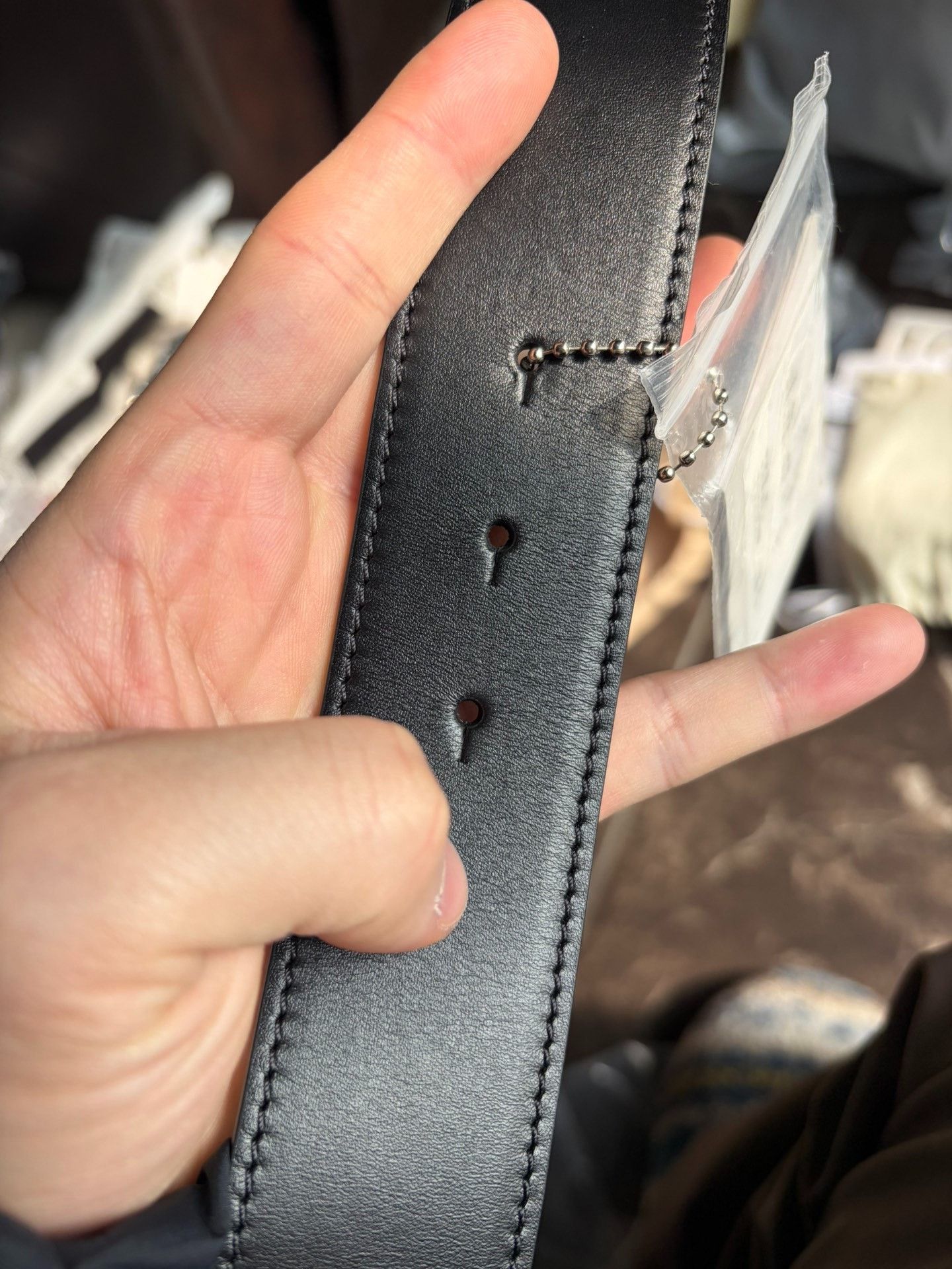 Loewe Loewe Anagram Reversible Belt Gold Buckle Size ONE SIZE - 9 Thumbnail