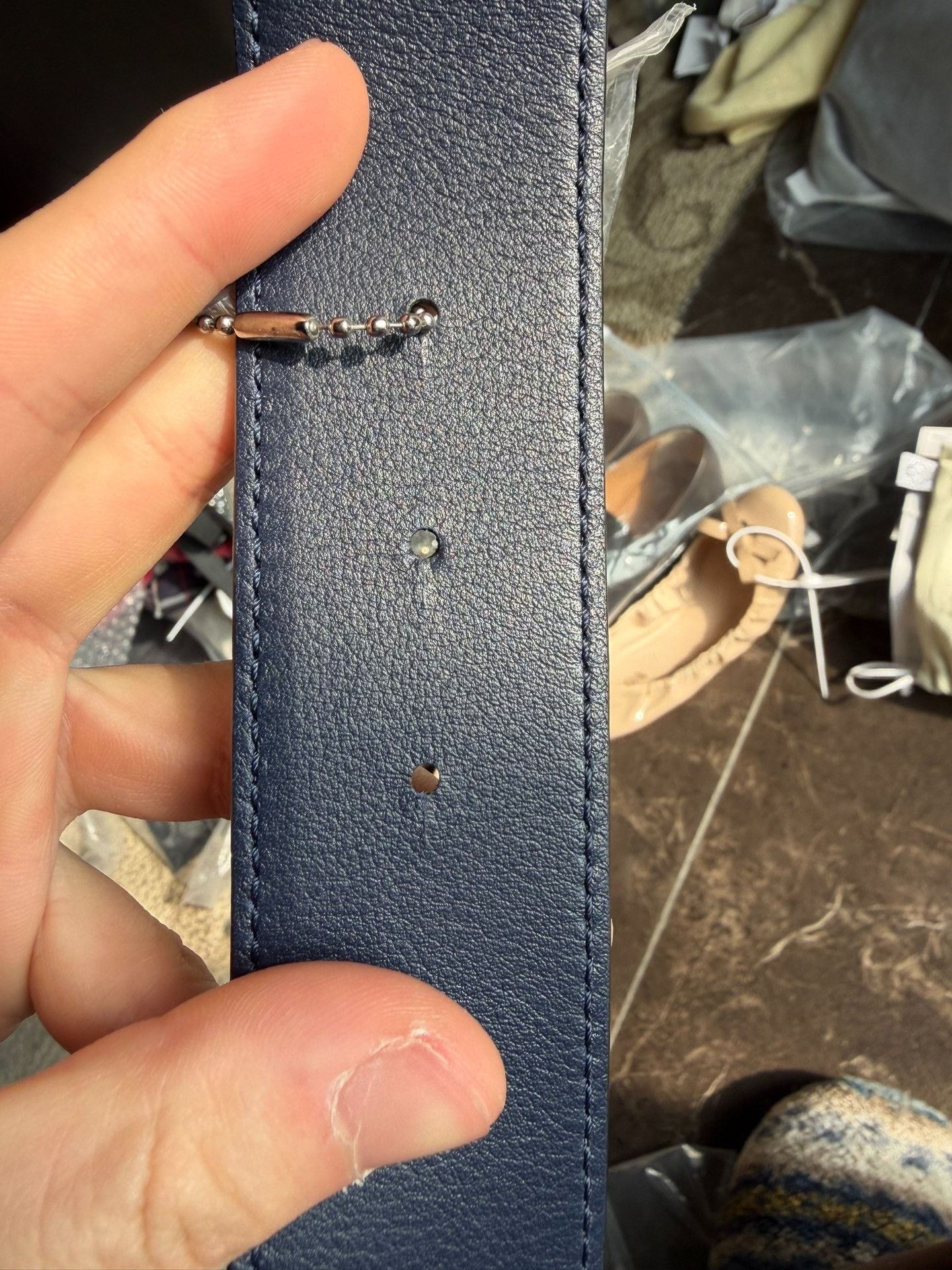Loewe Loewe Anagram Reversible Belt Gold Buckle Size ONE SIZE - 8 Thumbnail