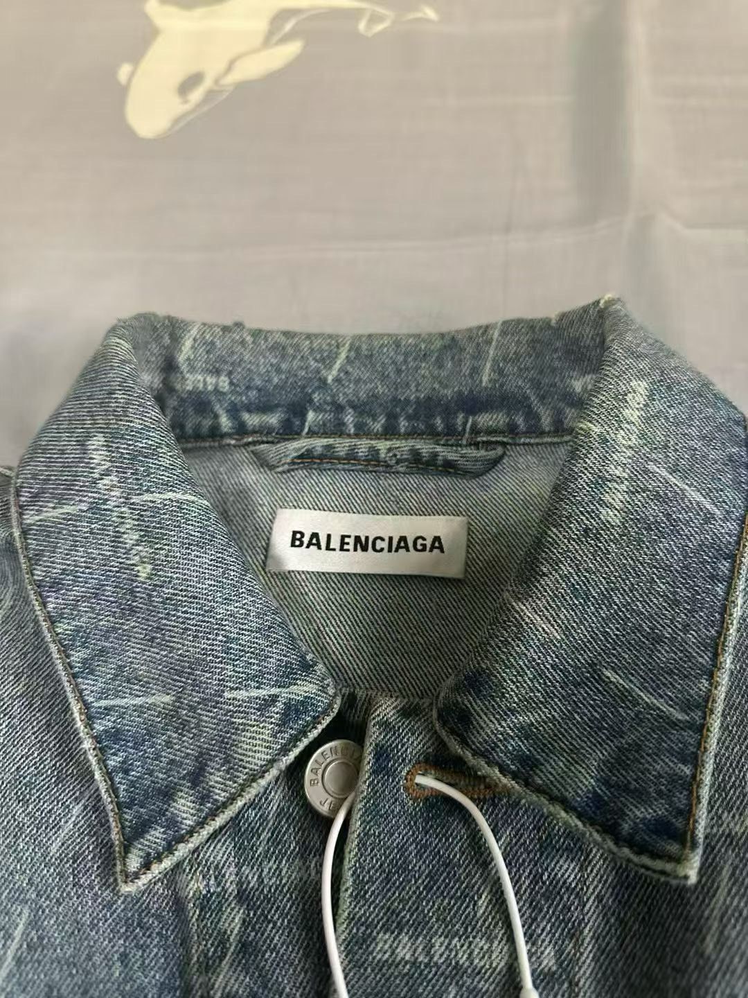Balenciaga Balenciaga All-Over Print Denim Jacket Size US M / EU 48-50 / 2 - 3 Thumbnail