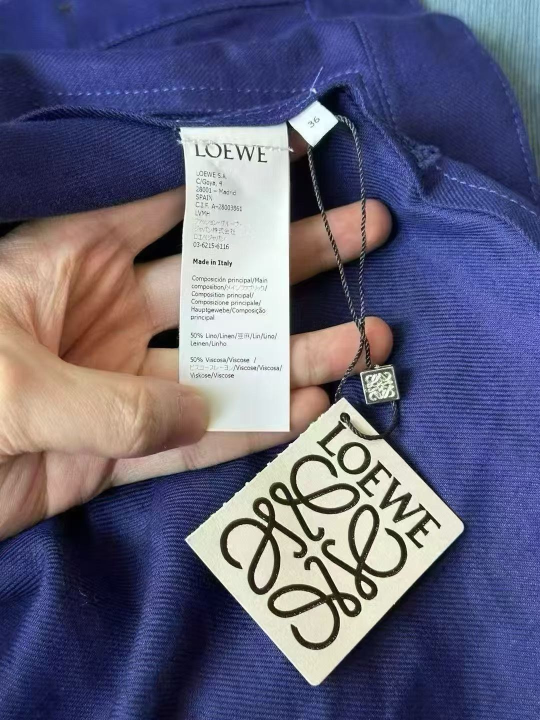 Loewe Loewe Leather Tag Coat Size XS / US 0-2 / IT 36-38 - 4 Thumbnail