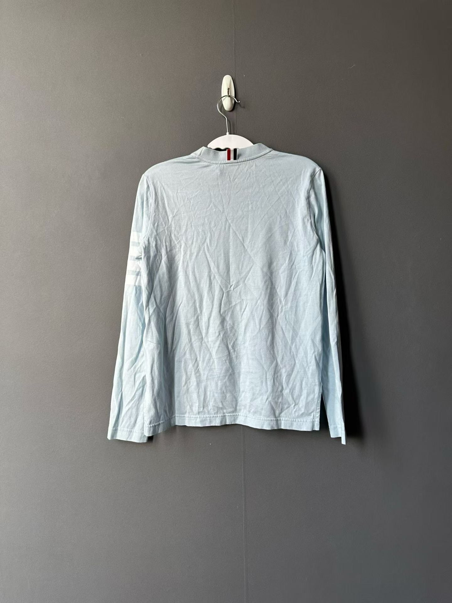 Thom Browne Thom Browne Blue Long-Sleeve Top Size US M / EU 48-50 / 2 - 2 Thumbnail