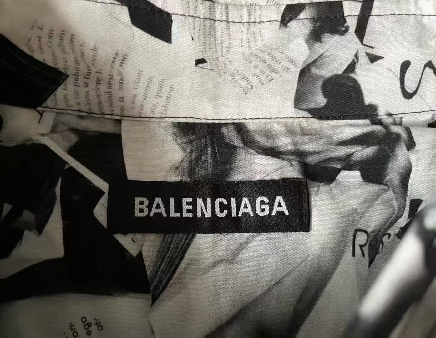 Balenciaga Balenciaga Magazine Print Shirt Size US M / EU 48-50 / 2 - 4 Thumbnail