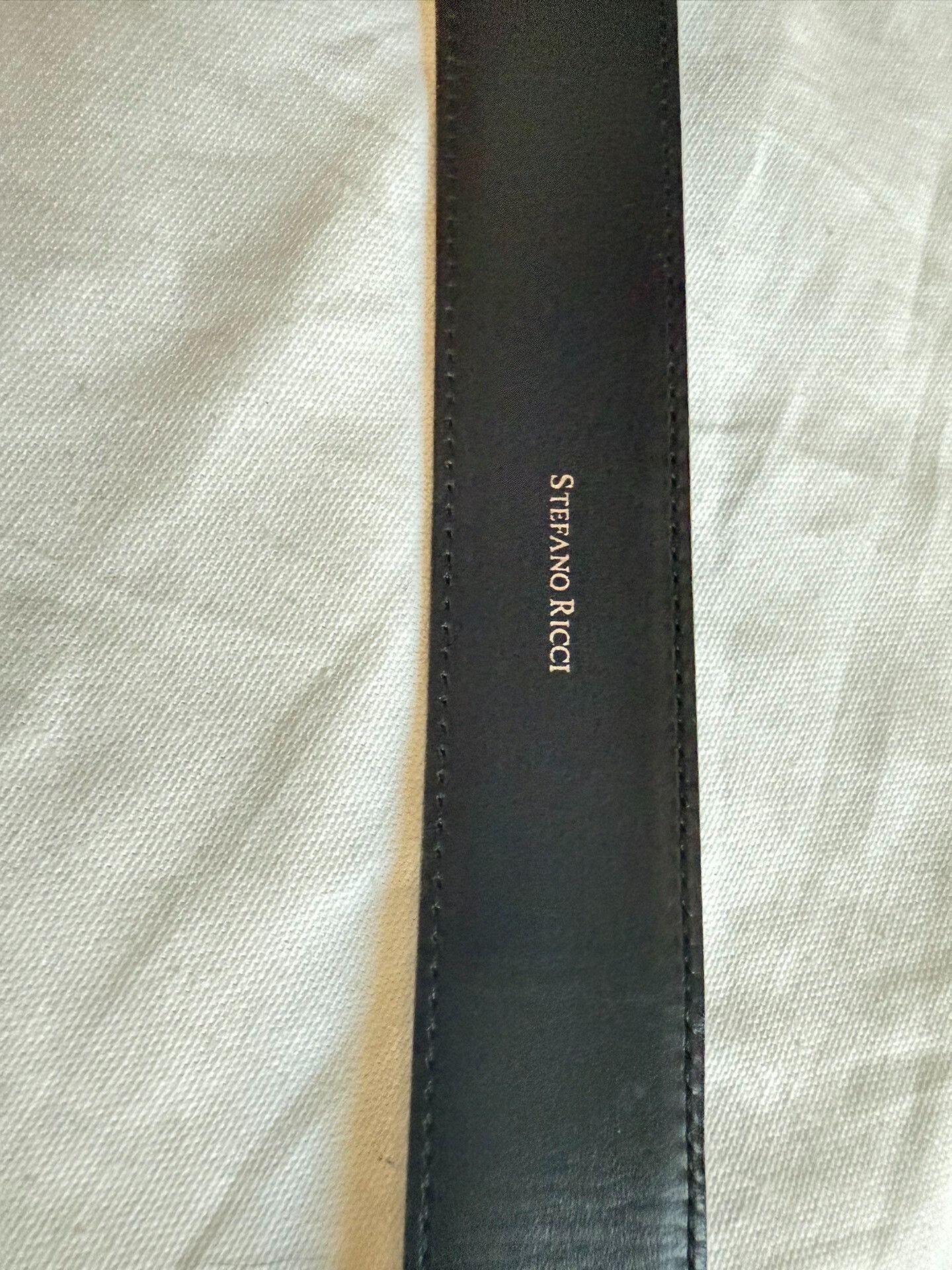 Stefano Ricci Stefano Ricci Black Crocodile Belt Size ONE SIZE - 8 Thumbnail