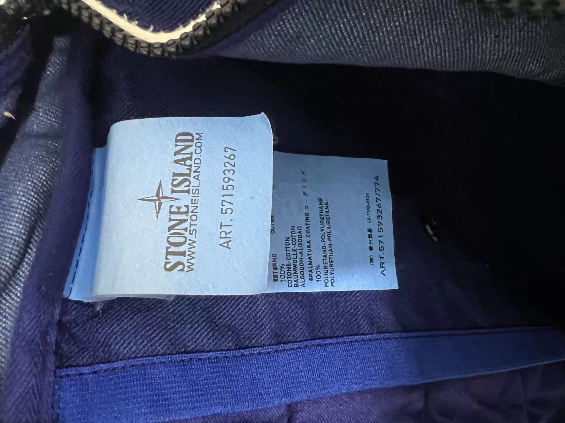 Stone Island Stoneland Stone Island Indigo Backpack Size ONE SIZE - 7 Thumbnail