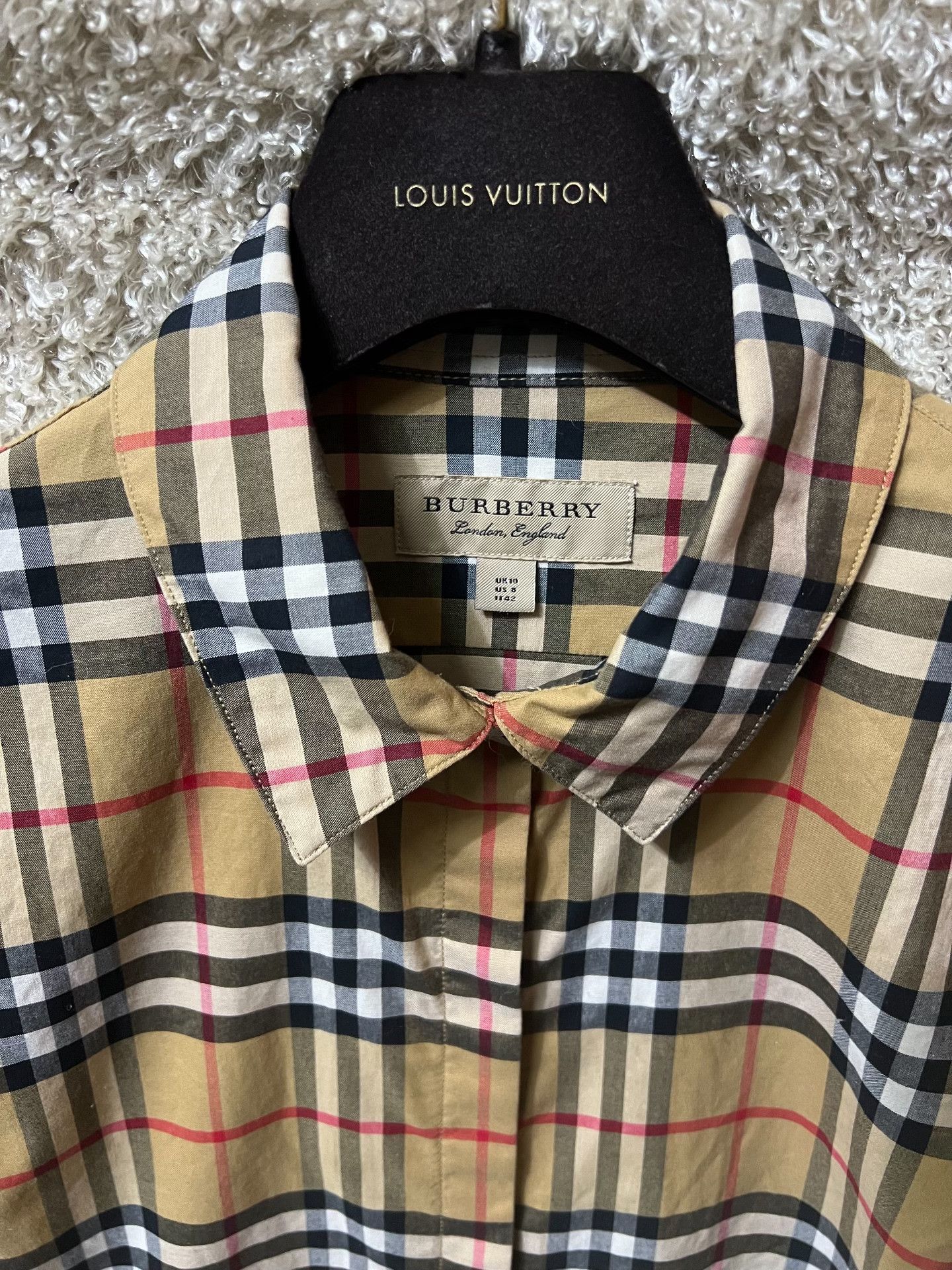Burberry Burberry Women's Casual Check Shirt Size M / US 6-8 / IT 42-44 - 3 Thumbnail