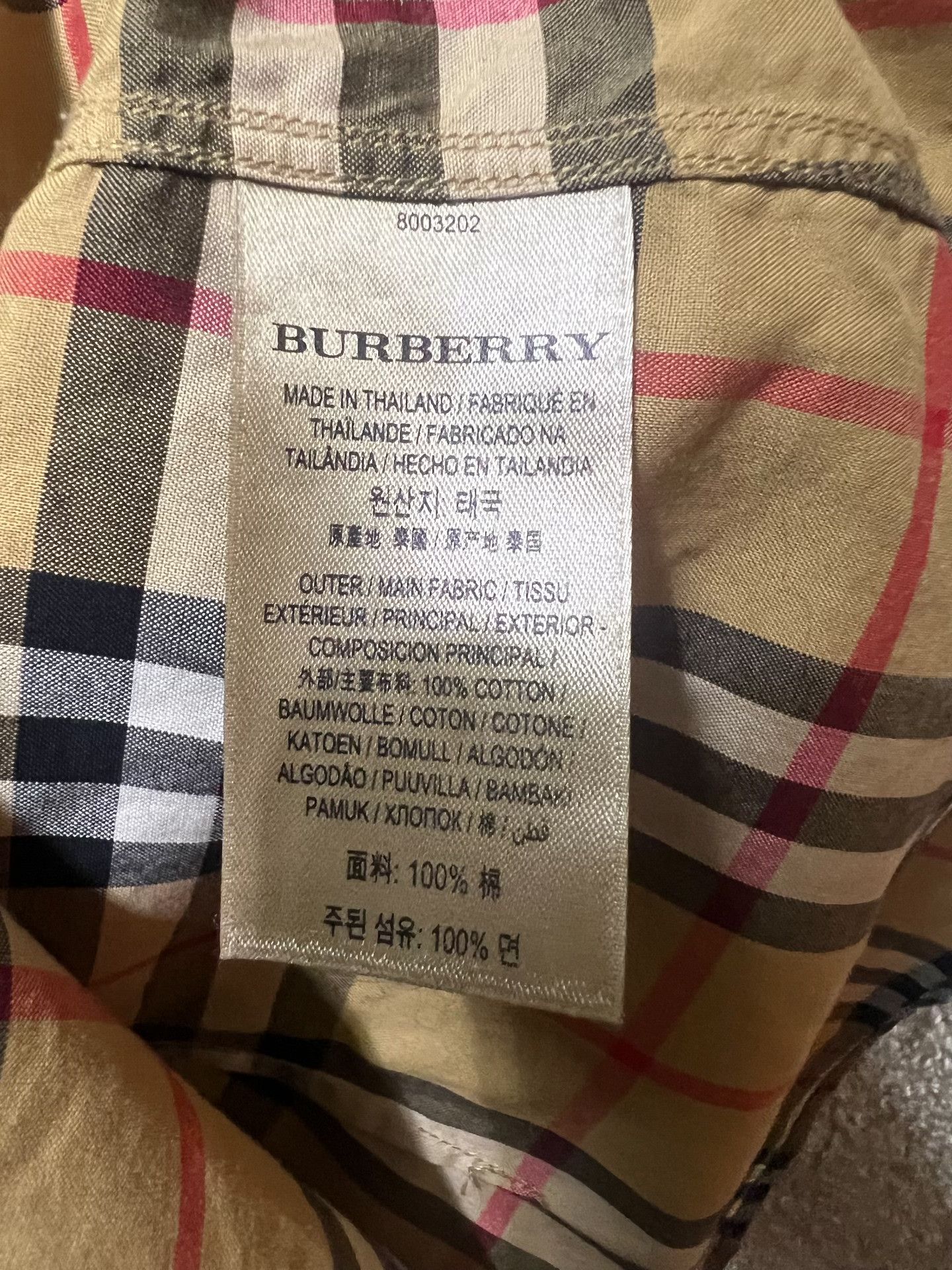 Burberry Burberry Women's Casual Check Shirt Size M / US 6-8 / IT 42-44 - 5 Thumbnail