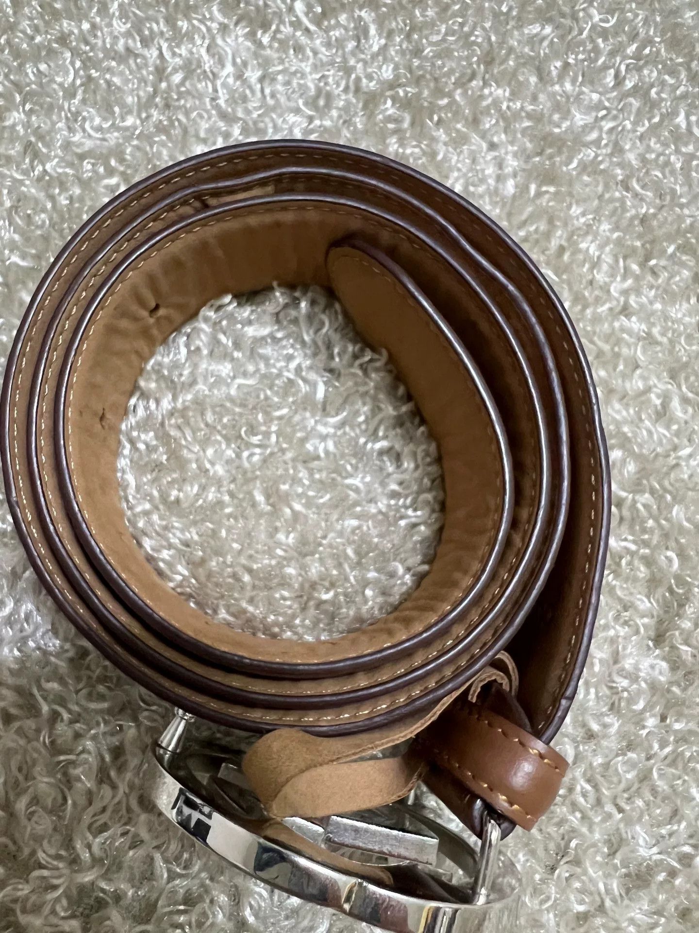 Gucci Gucci Men's Double G Leather Belt Size ONE SIZE - 8 Thumbnail