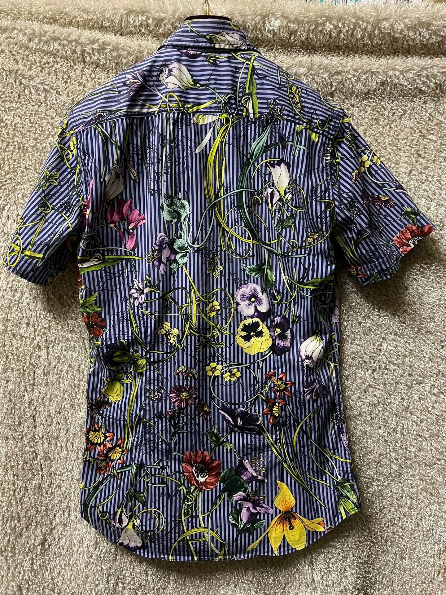 Gucci Gucci Men's Hawaiian Short-Sleeve Shirt Size US M / EU 48-50 / 2 - 8 Thumbnail
