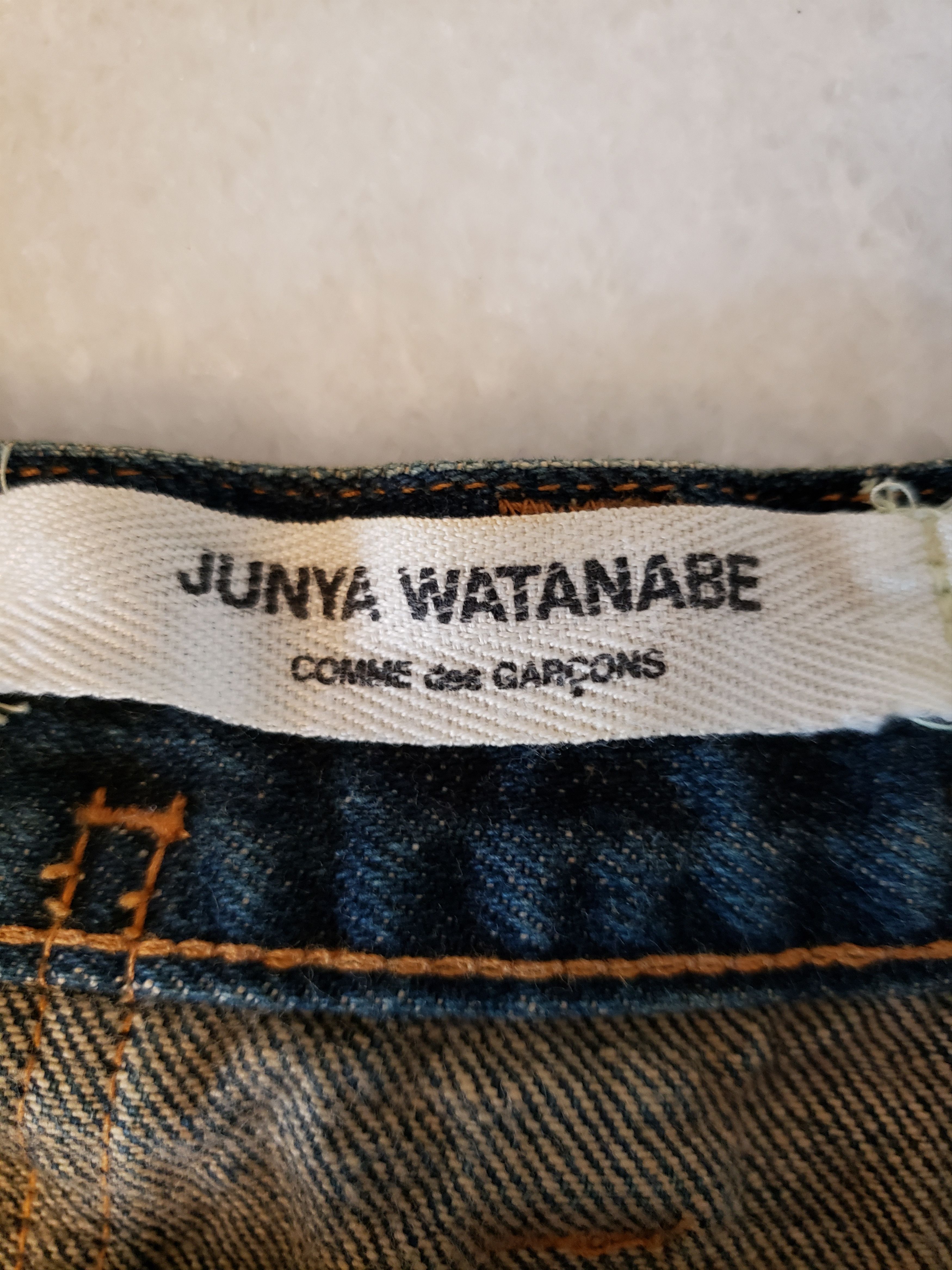 Comme des Garcons × Junya Watanabe Junya Watanabe AD2002 Denim Bootcut Structured Seams Size 30" / US 8 / IT 44 - 5 Thumbnail