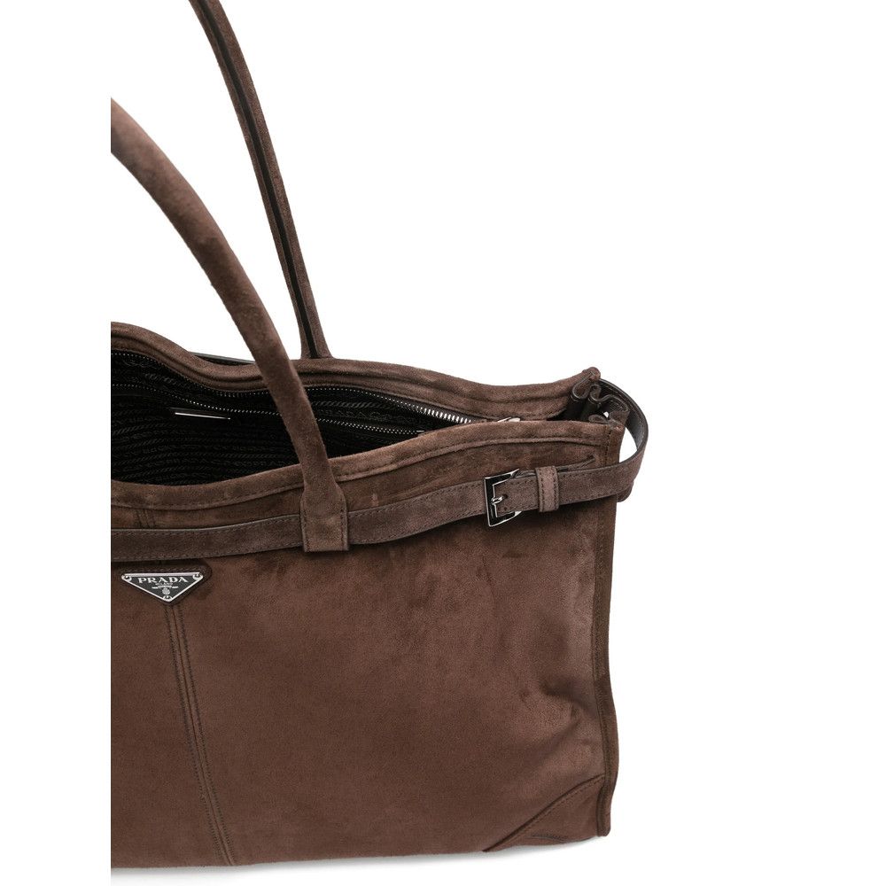 Prada Prada BROWN Tote Bags Size ONE SIZE - 4 Thumbnail