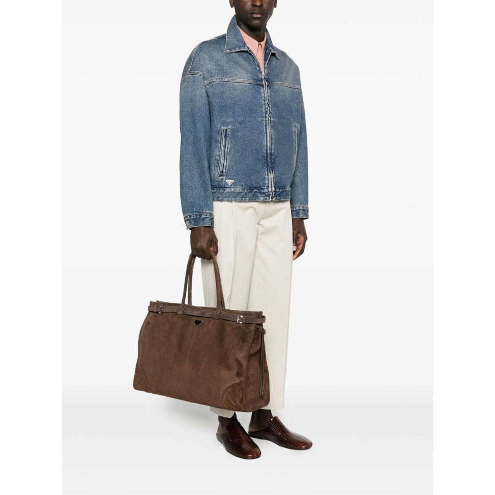 Prada Prada BROWN Tote Bags Size ONE SIZE - 3 Thumbnail