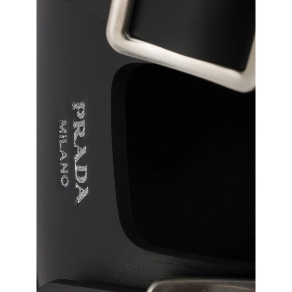 Prada Prada BLACK Sandals Size US 7 / EU 40 - 2 Thumbnail