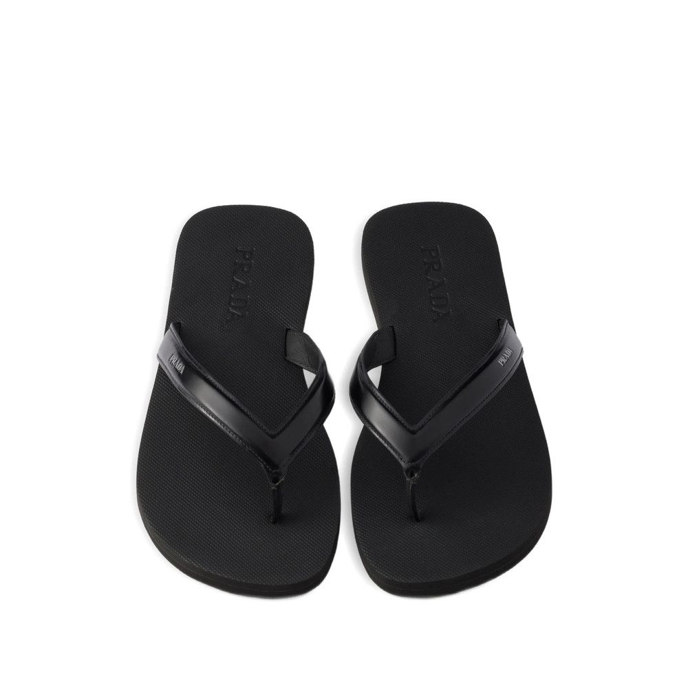 Prada Prada BLACK Sandals Size US 11 / EU 44 - 3 Thumbnail