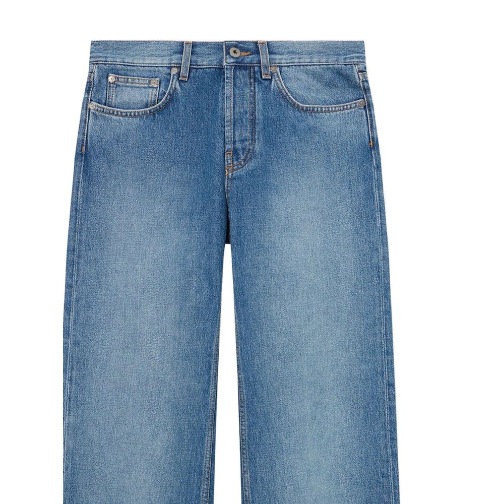 Off-White Off-white BLUE Denim - Straight-Leg Jeans Size 24" / US 00 / IT 34 - 2 Thumbnail