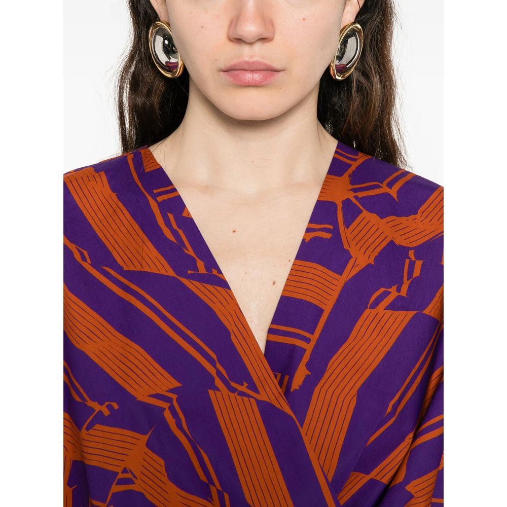 Dries Van Noten Dries Van Noten PURPLE Tops - Blouses Size M / US 6-8 / IT 42-44 - 4 Thumbnail