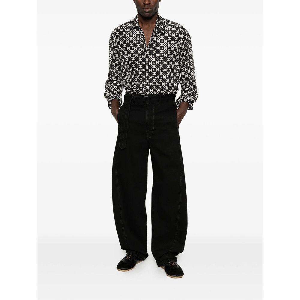 Dries Van Noten Dries Van Noten BLACK Shirts Size US L / EU 52-54 / 3 - 2 Thumbnail