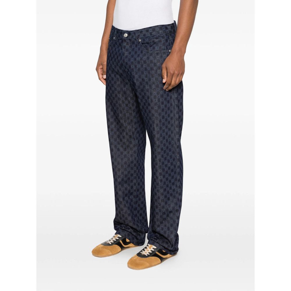 Dries Van Noten Dries Van Noten BLUE Denim - Regular & Straight-Leg Jeans Size US 34 / EU 50 - 4 Thumbnail