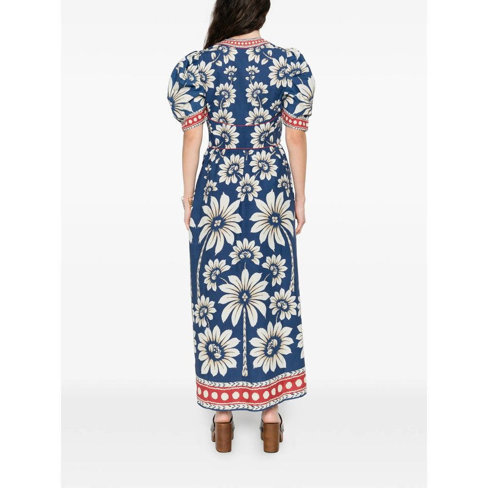 Farm Rio Farm Rio BLUE Dresses - Day Dresses Size S / US 4 / IT 40 - 5 Thumbnail
