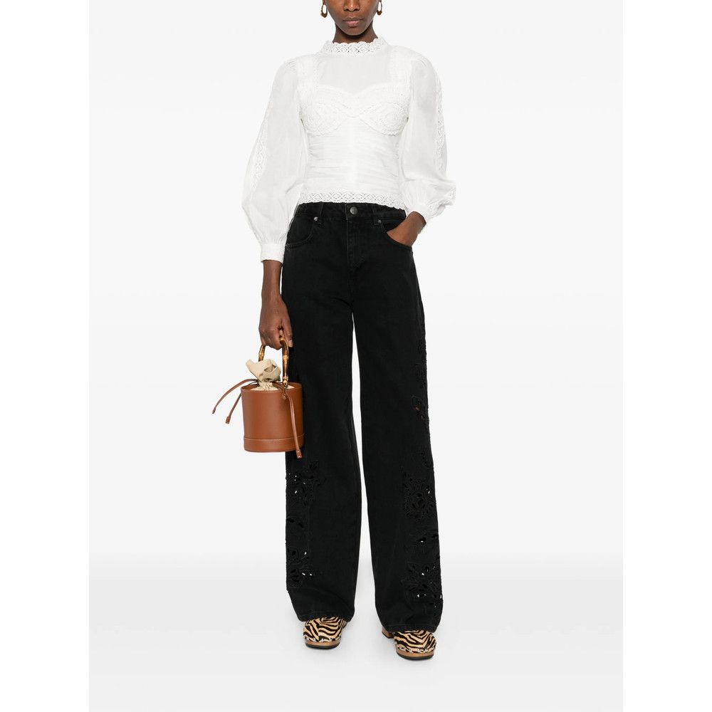 Farm Rio Farm Rio WHITE Tops - Blouses Size M / US 6-8 / IT 42-44 - 5 Thumbnail