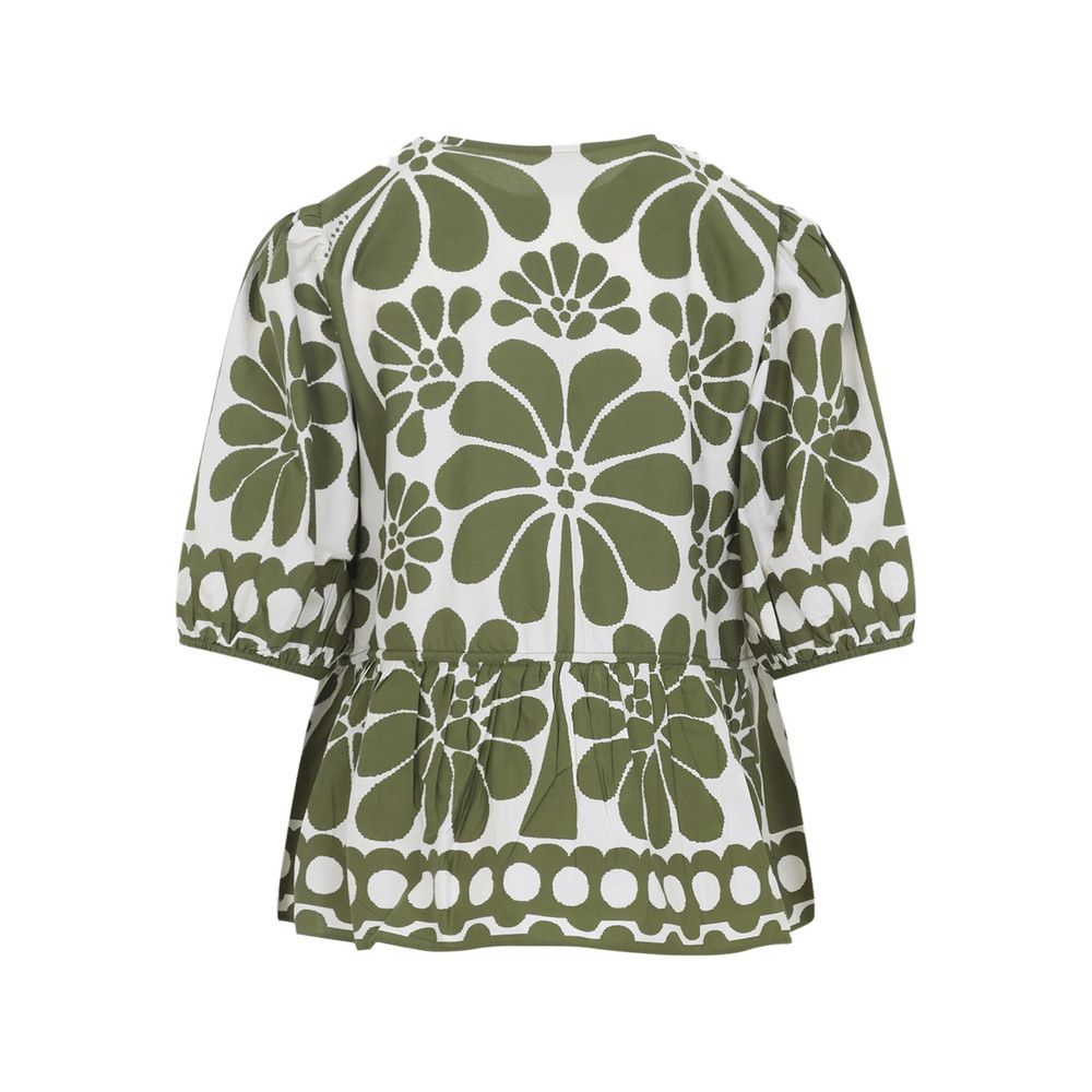 Farm Rio Farm Rio WHITE Tops - Blouses Size S / US 4 / IT 40 - 2 Thumbnail
