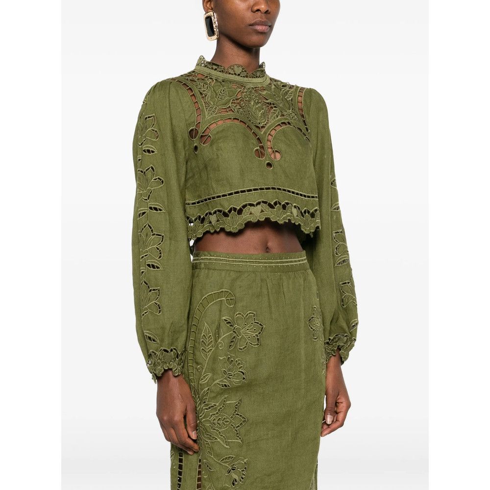 Farm Rio Farm Rio GREEN Tops - Blouses Size S / US 4 / IT 40 - 4 Thumbnail