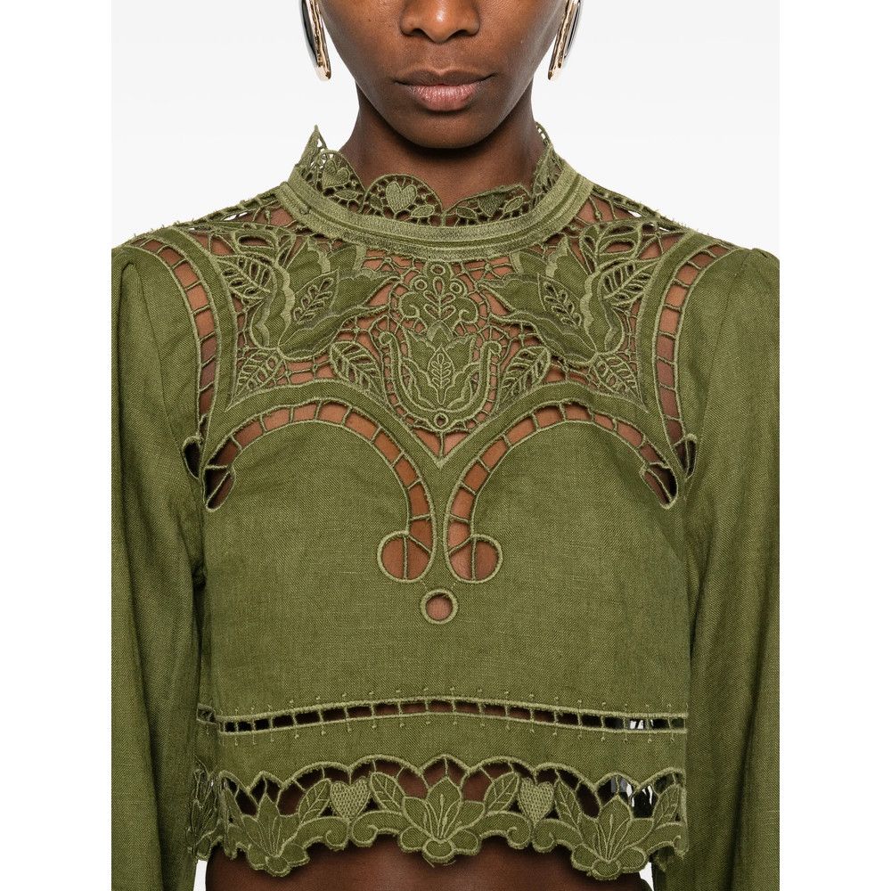 Farm Rio Farm Rio GREEN Tops - Blouses Size XS / US 0-2 / IT 36-38 - 2 Thumbnail