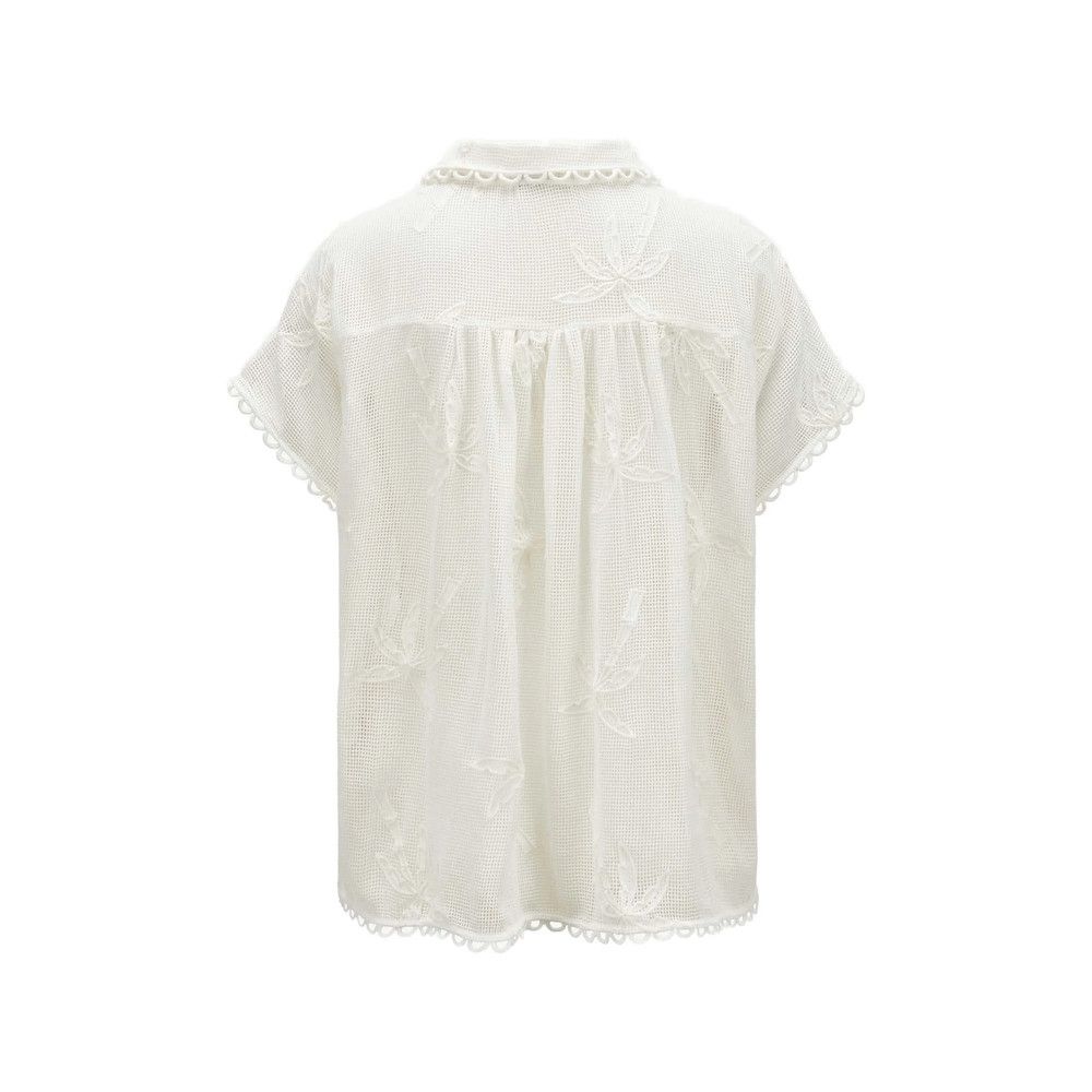 Farm Rio Farm Rio WHITE Tops - Shirts Size S / US 4 / IT 40 - 2 Thumbnail