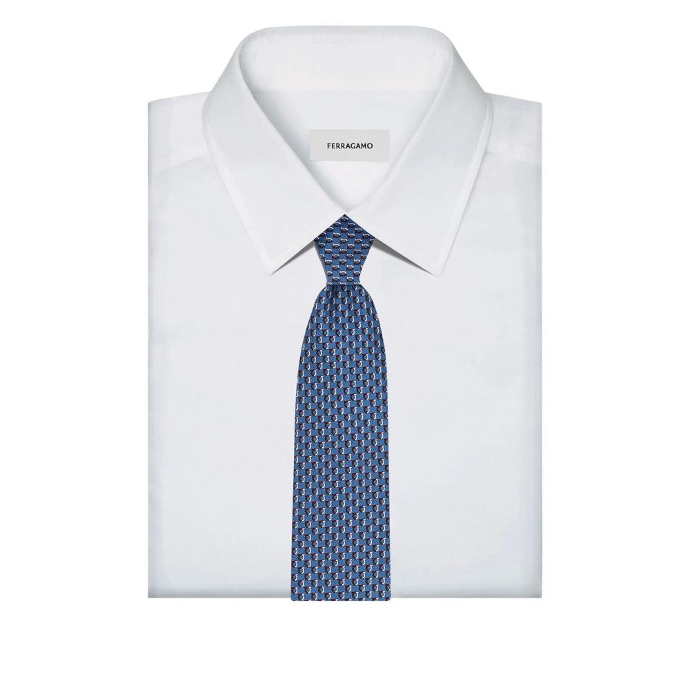 Salvatore Ferragamo Ferragamo BLUE Ties & Bow Ties Size ONE SIZE - 4 Thumbnail
