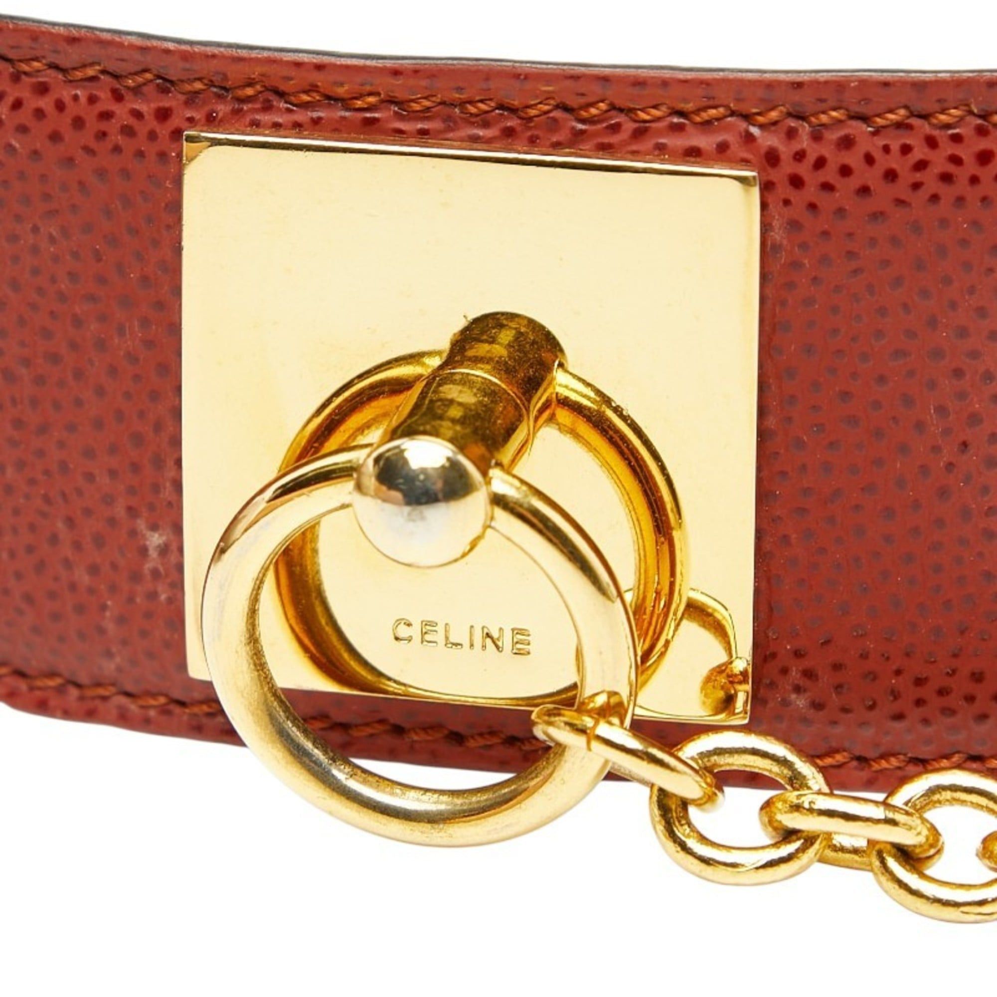 Celine Celine Belt Size: C 65 Brown Leather Women's CELINE Size ONE SIZE - 6 Thumbnail