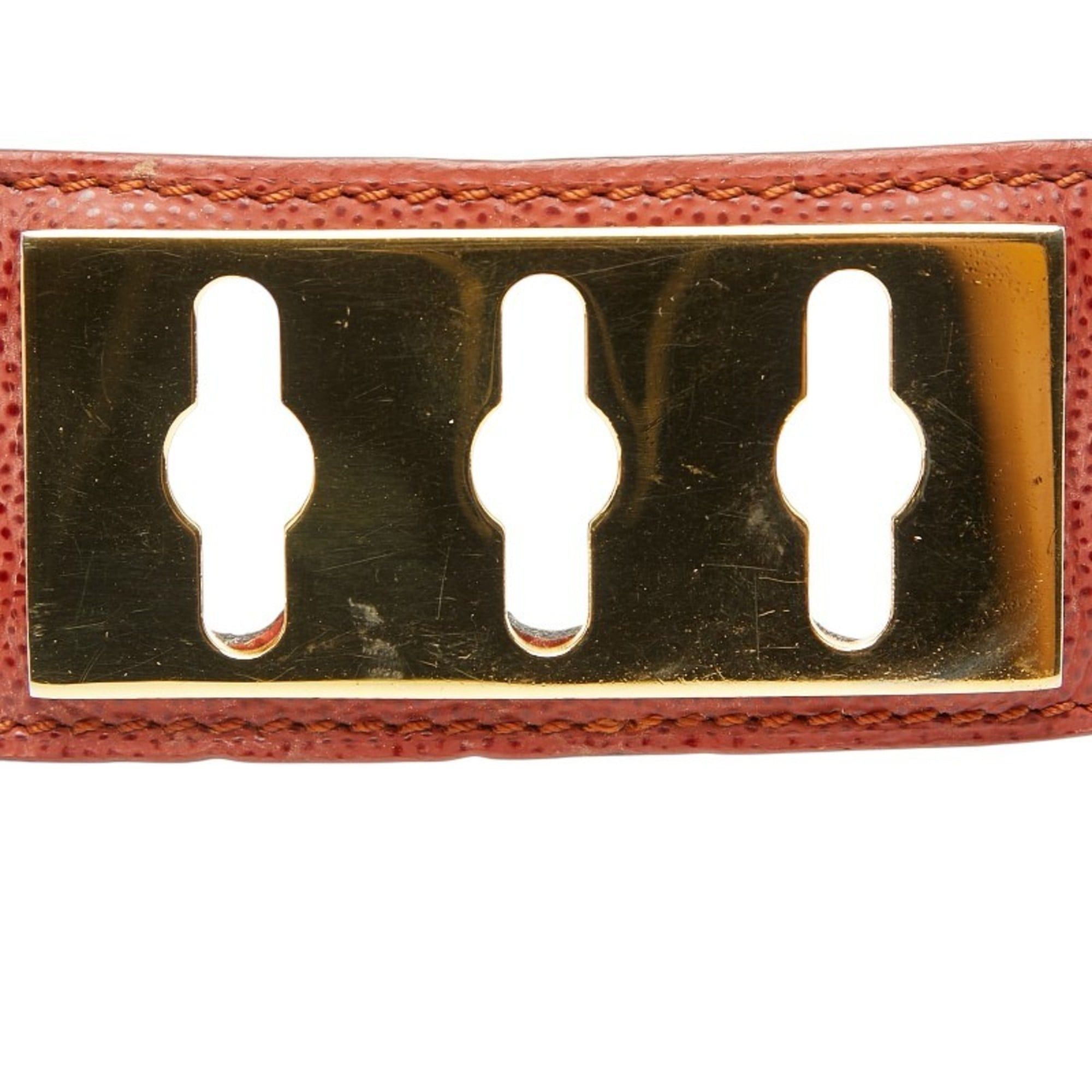 Celine Celine Belt Size: C 65 Brown Leather Women's CELINE Size ONE SIZE - 4 Thumbnail