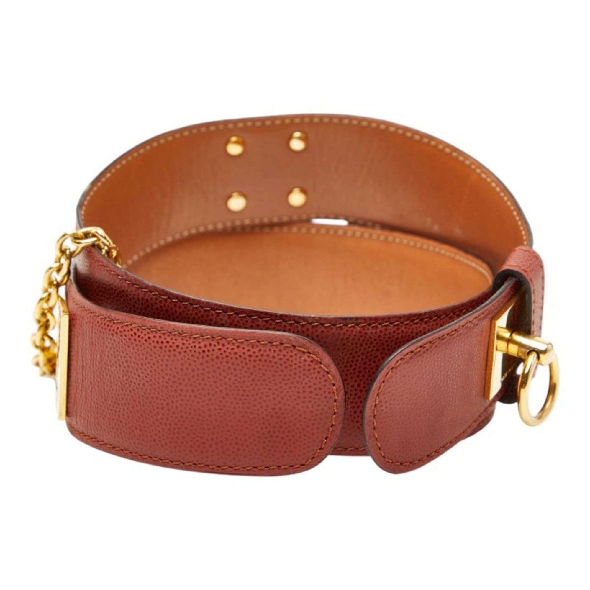 Celine Celine Belt Size: C 65 Brown Leather Women's CELINE Size ONE SIZE - 3 Thumbnail