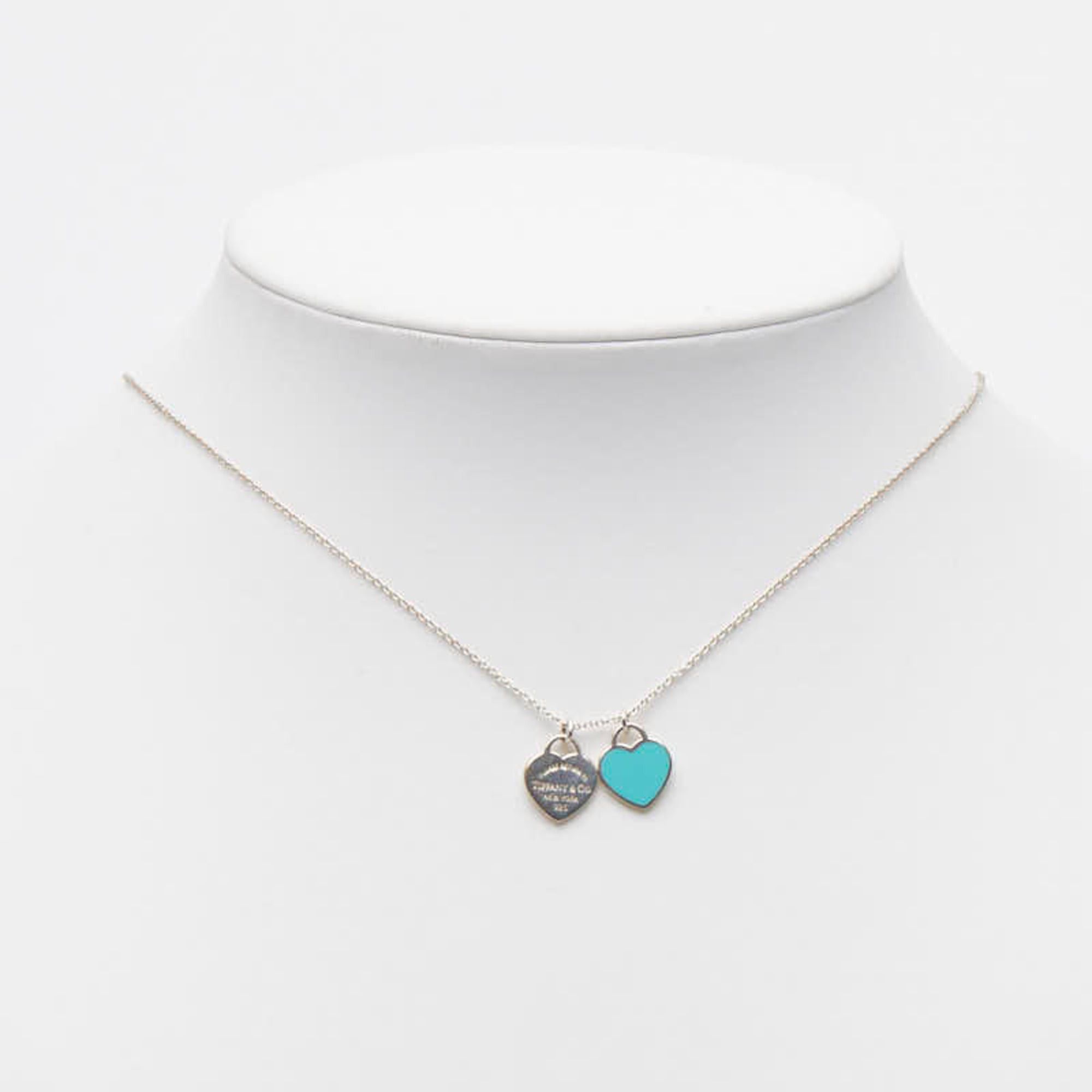 Tiffany Return to Silver Necklace in Blue SV925 for Women. TIFFANY & Co.