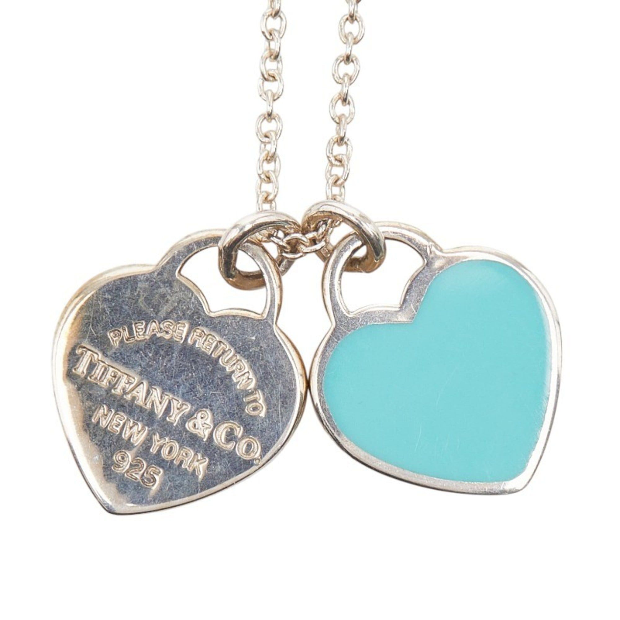 Tiffany Return to Silver Necklace in Blue SV925 for Women. TIFFANY & Co.