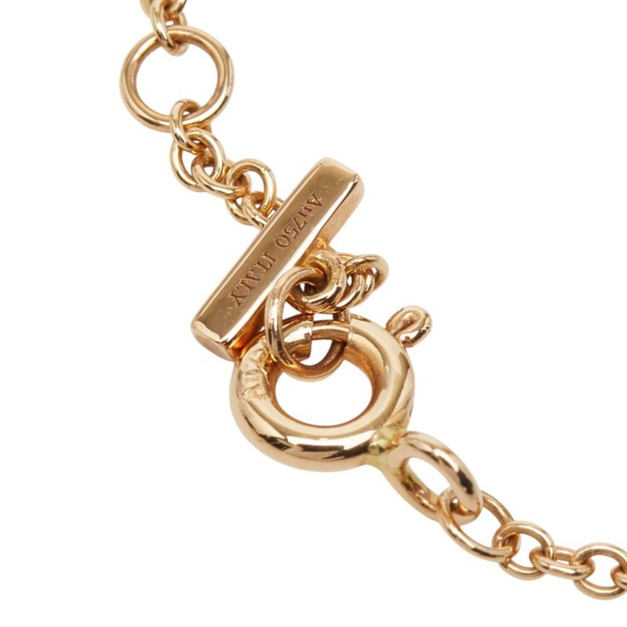 Tiffany & Co. Tiffany & Co. T-Toe Circle Bracelet in 18K Yellow Gold with Diamonds and Mother-of-Pearl. Women's. Size ONE SIZE - 5 Thumbnail