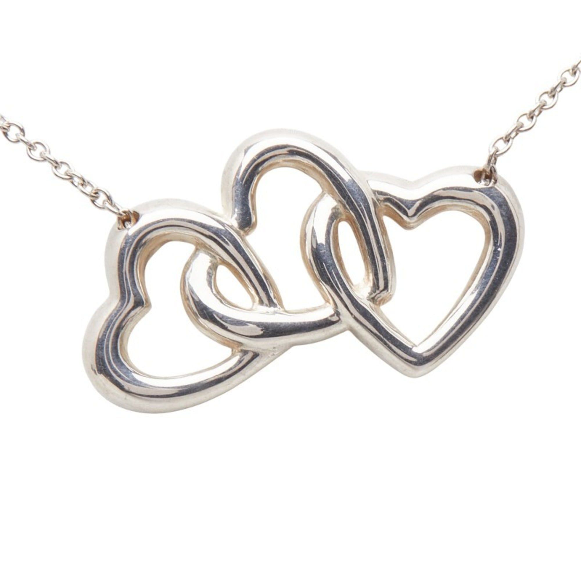 Tiffany & Co. Tiffany & Co. Triple Heart Necklace in 925 Sterling Silver for Women Size ONE SIZE - 2 Thumbnail
