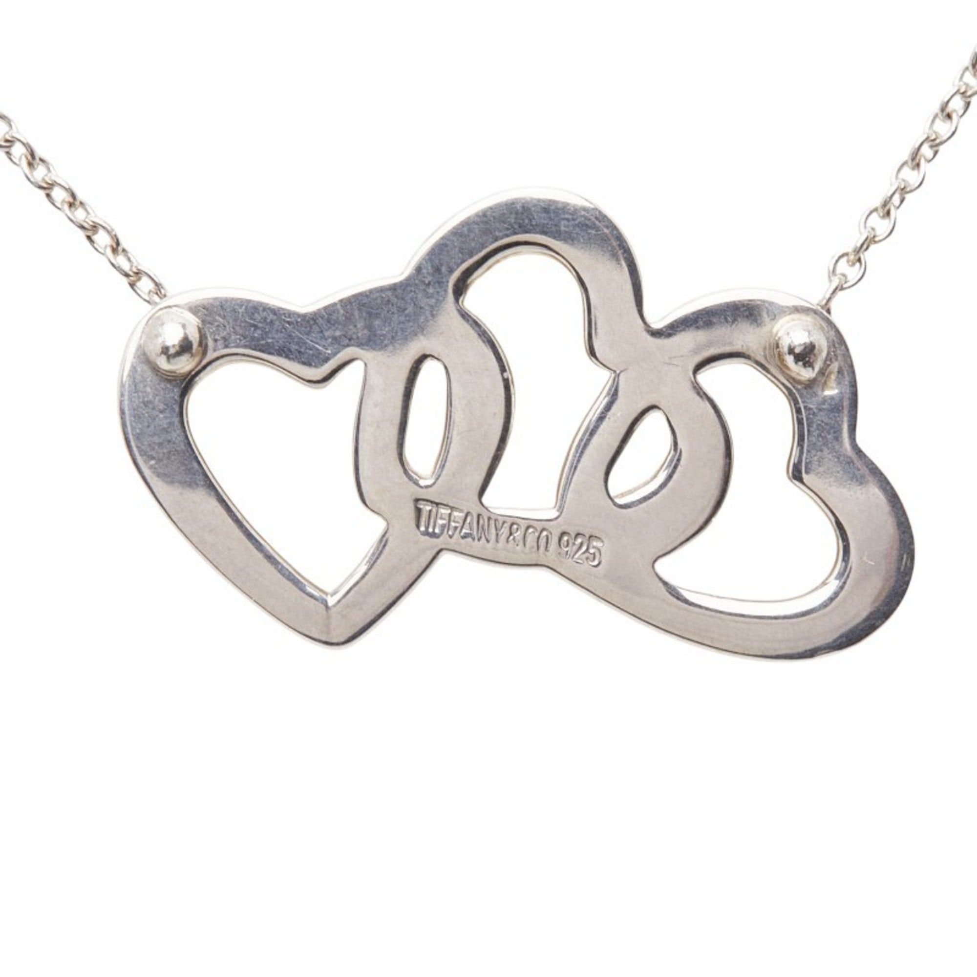 Tiffany & Co. Tiffany & Co. Triple Heart Necklace in 925 Sterling Silver for Women Size ONE SIZE - 3 Thumbnail