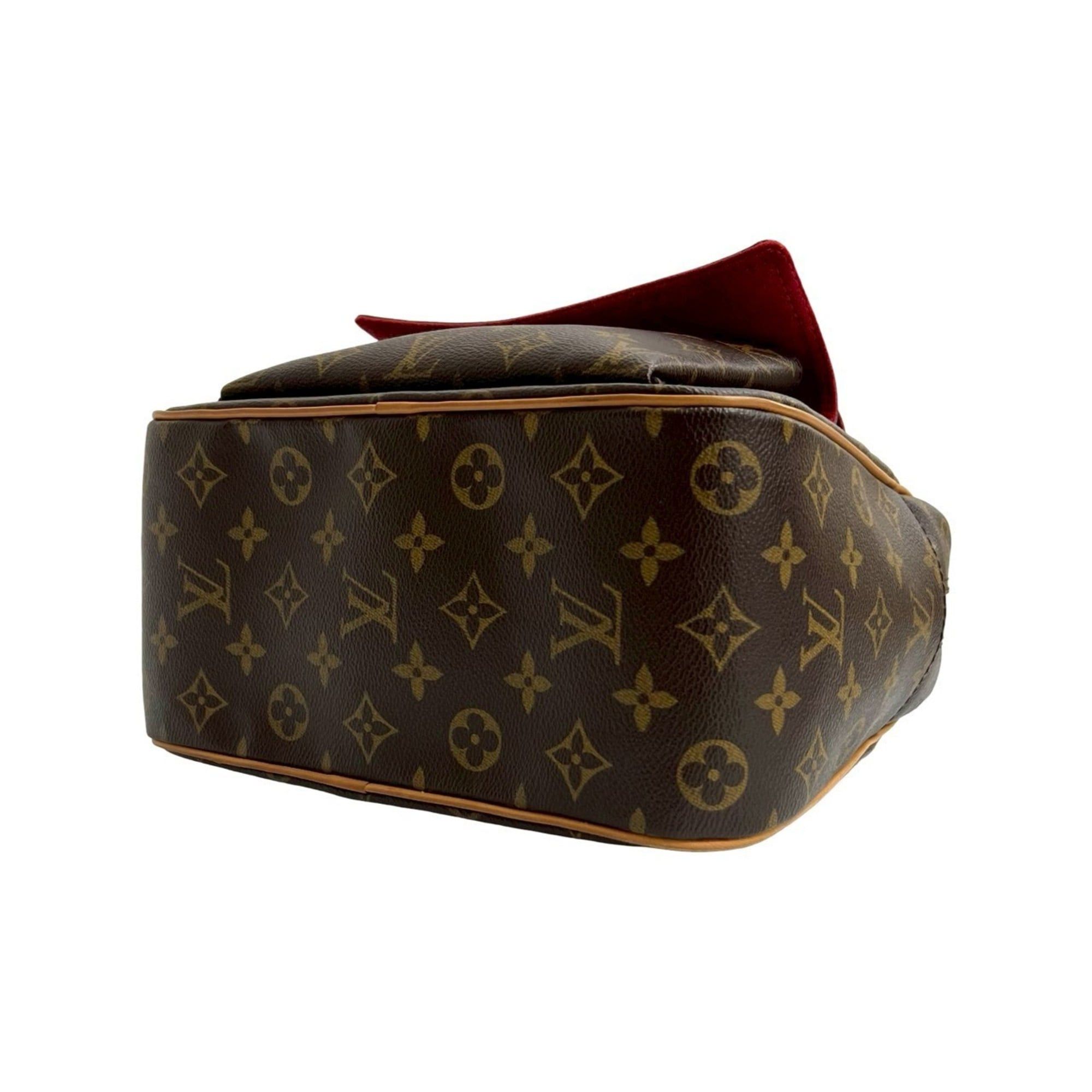 Louis Vuitton LOUIS VUITTON Excentric Cite Monogram Leather Handbag/Mini Boston Bag, Brown, 2313a Size ONE SIZE - 8 Thumbnail