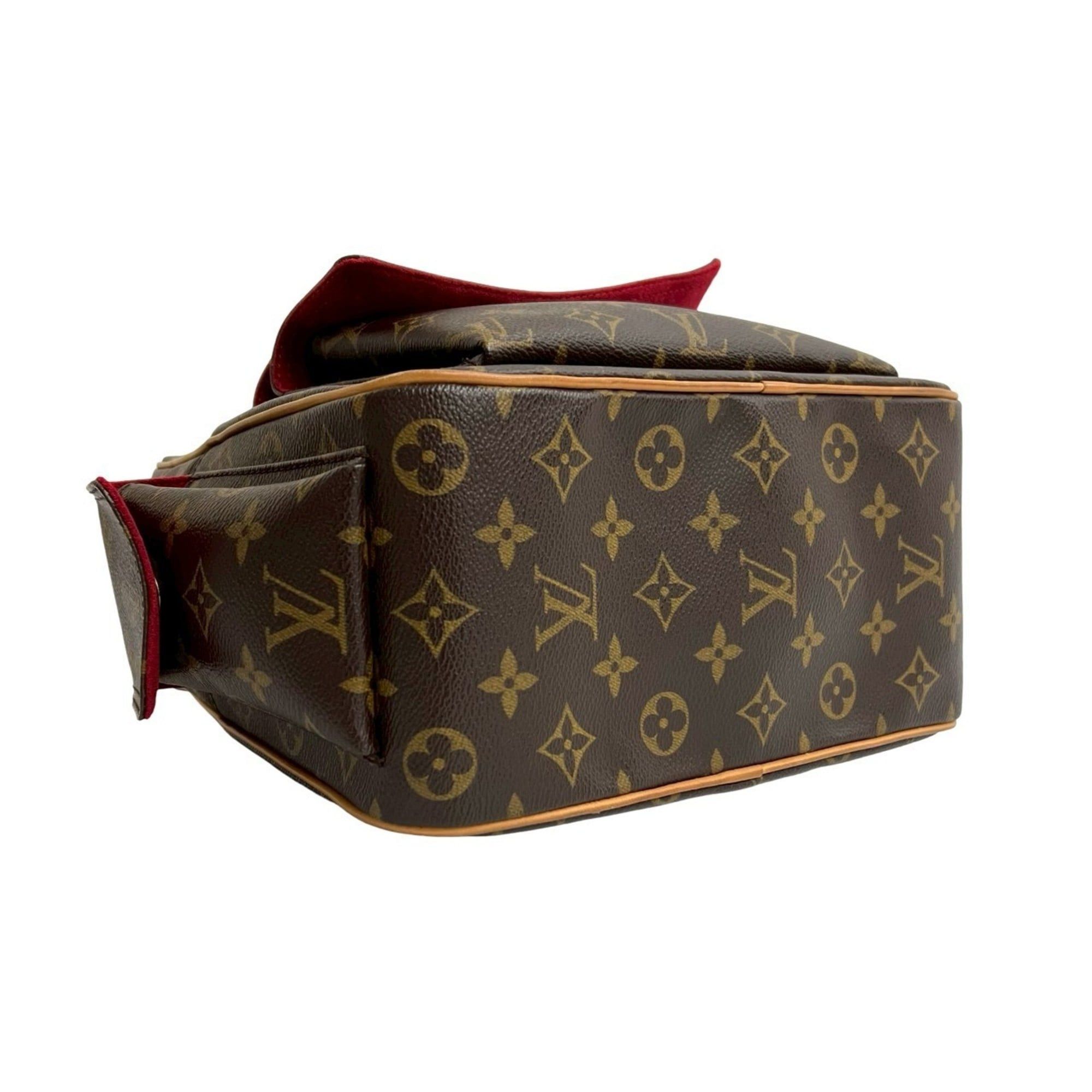 Louis Vuitton LOUIS VUITTON Excentric Cite Monogram Leather Handbag/Mini Boston Bag, Brown, 2313a Size ONE SIZE - 7 Thumbnail