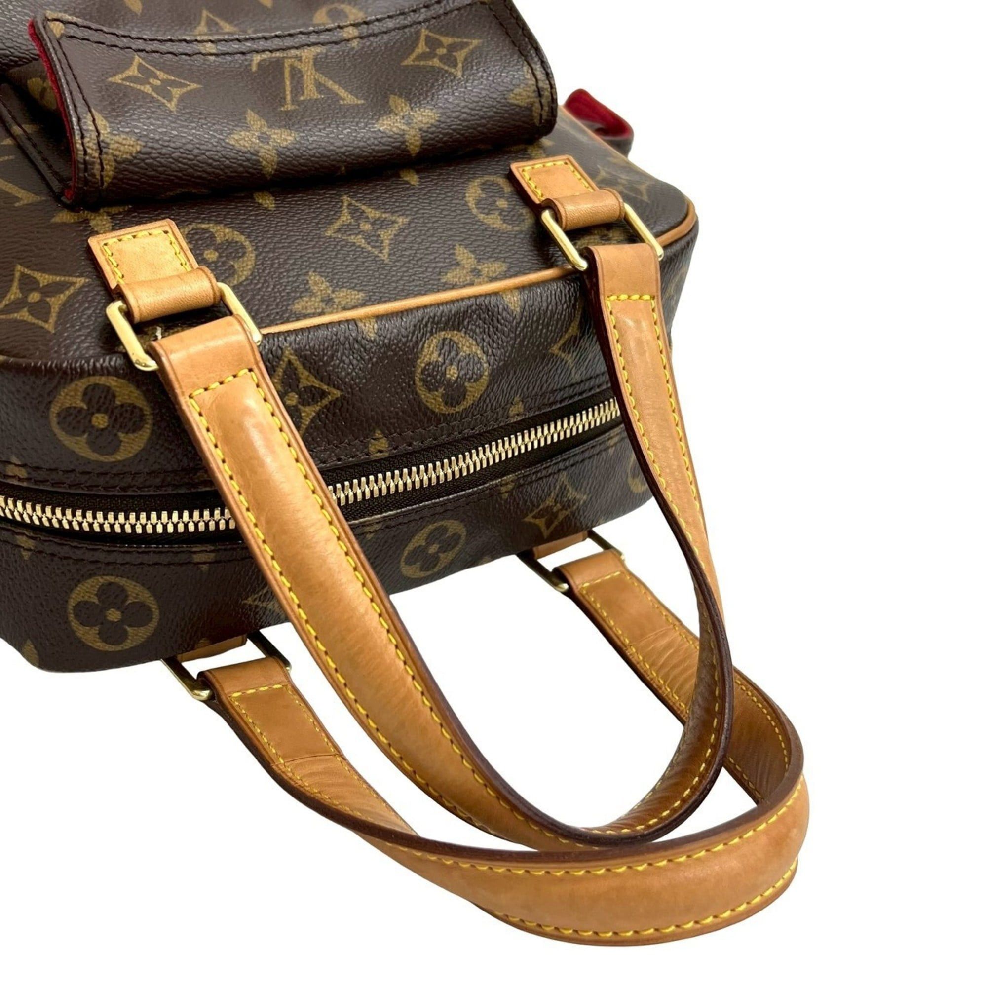 Louis Vuitton LOUIS VUITTON Excentric Cite Monogram Leather Handbag/Mini Boston Bag, Brown, 2313a Size ONE SIZE - 4 Thumbnail