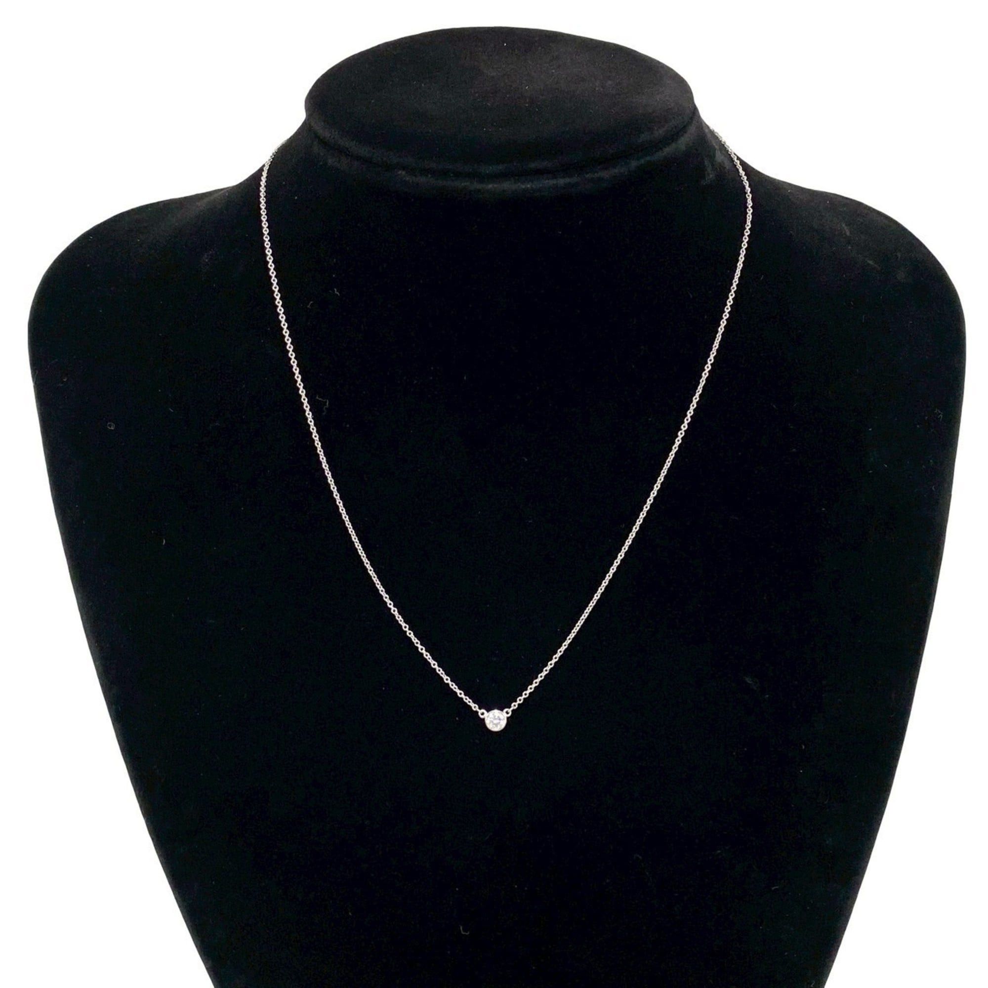 Tiffany & Co. TIFFANY & Co. Tiffany By the Yard Necklace, Pt950 Platinum Diamond Chain Silver, 1220a Size ONE SIZE - 2 Thumbnail