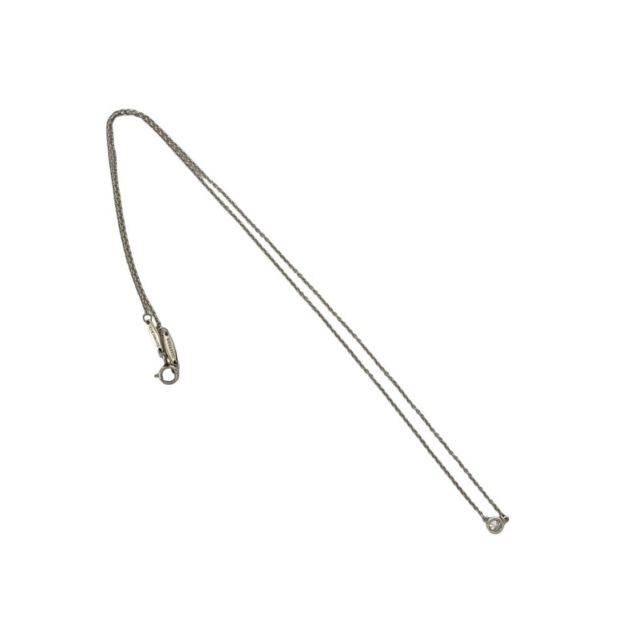 Tiffany & Co. TIFFANY & Co. Tiffany By the Yard Necklace, Pt950 Platinum Diamond Chain Silver, 1220a Size ONE SIZE - 4 Thumbnail