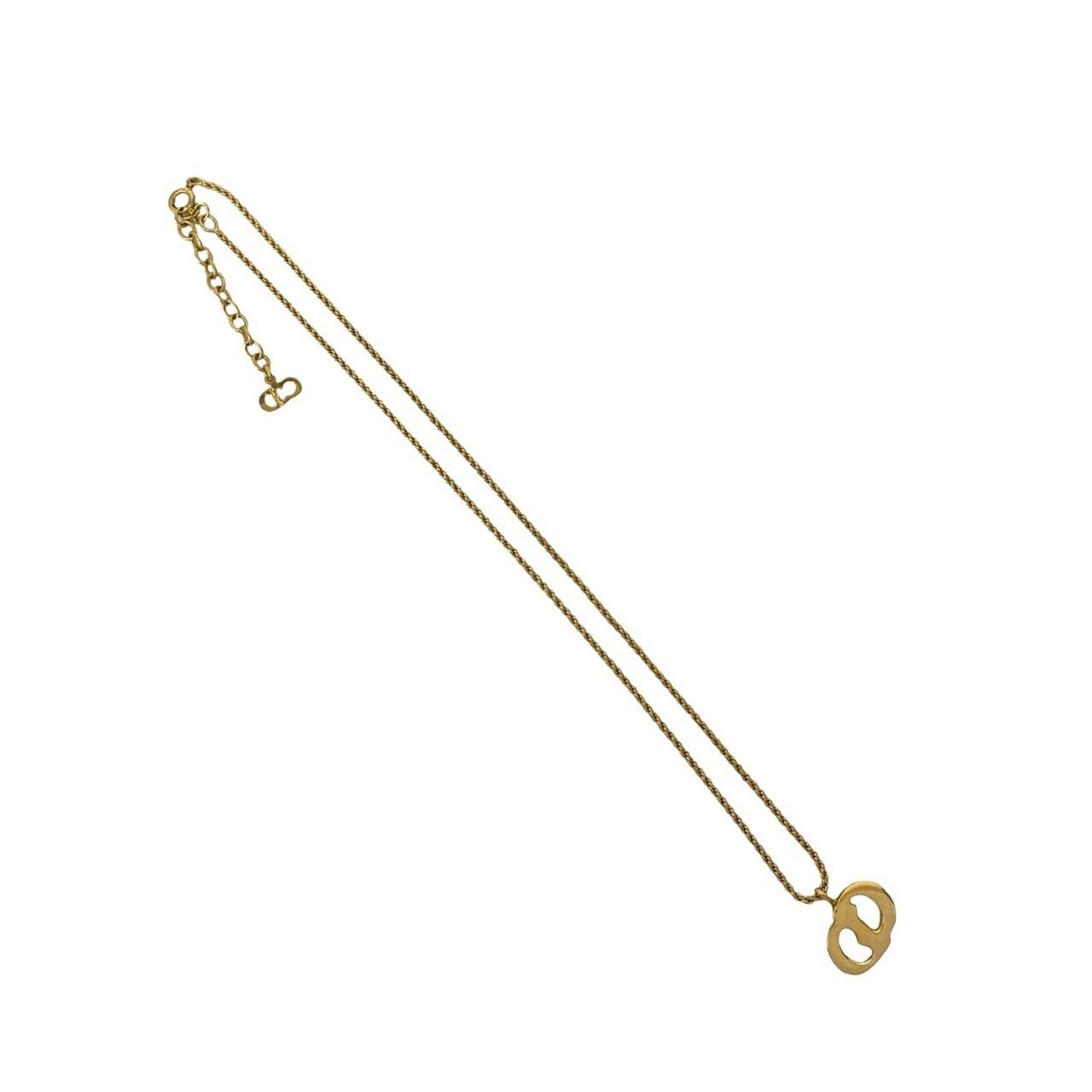 Dior Christian Dior CD GP Necklace Pendant Choker Gold 74784 Size ONE SIZE - 4 Thumbnail