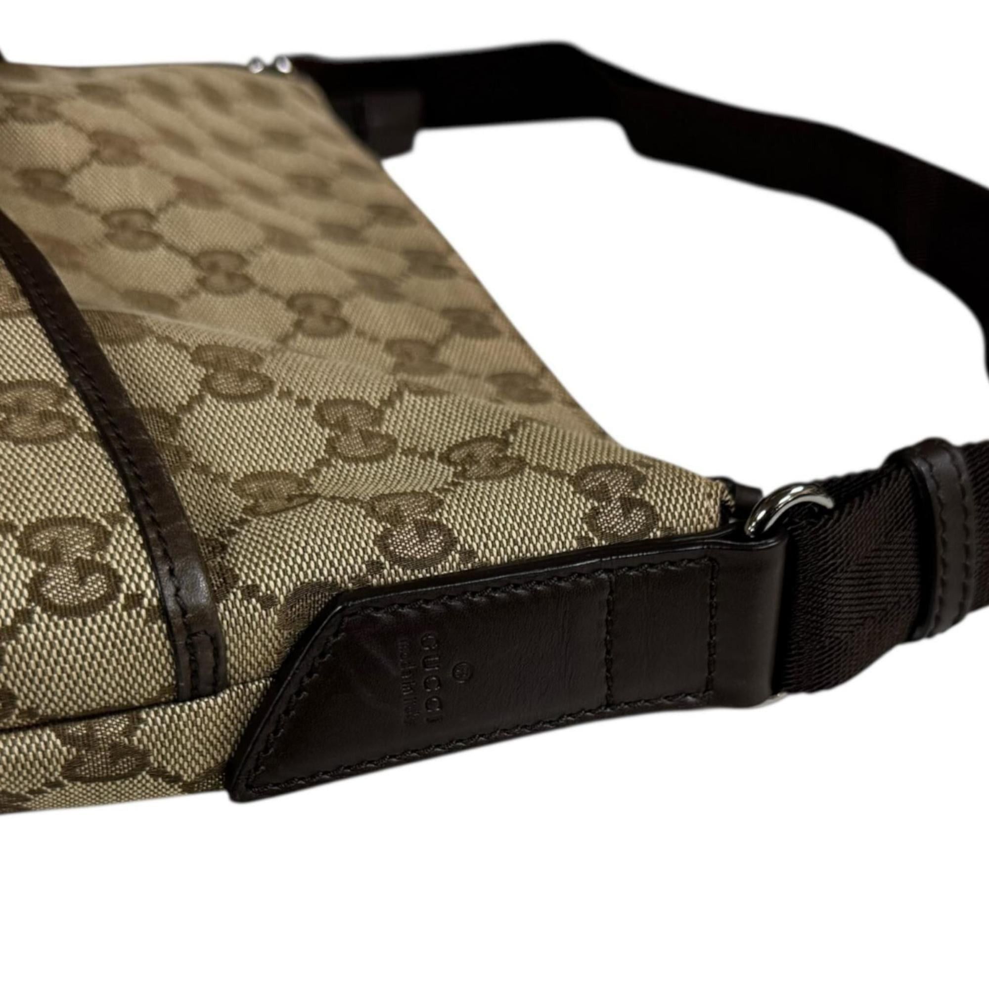Gucci Pre-owned Gucci GG Canvas Shoulder Bag, 145857, Brown, Women's Size ONE SIZE - 14 Thumbnail