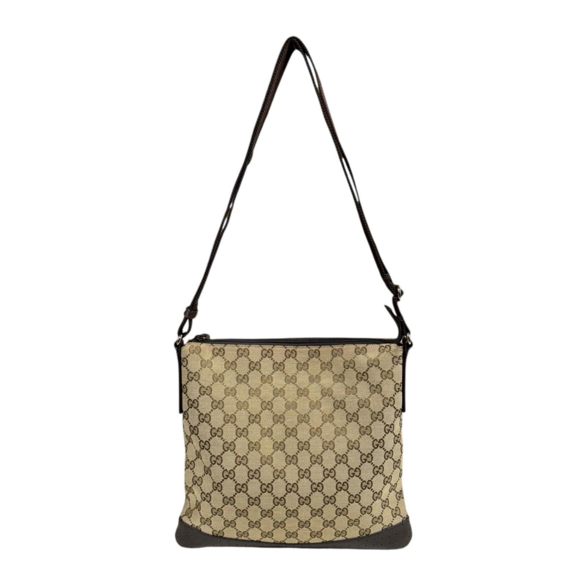 Gucci Pre-owned Gucci GG Canvas Shoulder Bag, 145857, Brown, Women's Size ONE SIZE - 3 Thumbnail